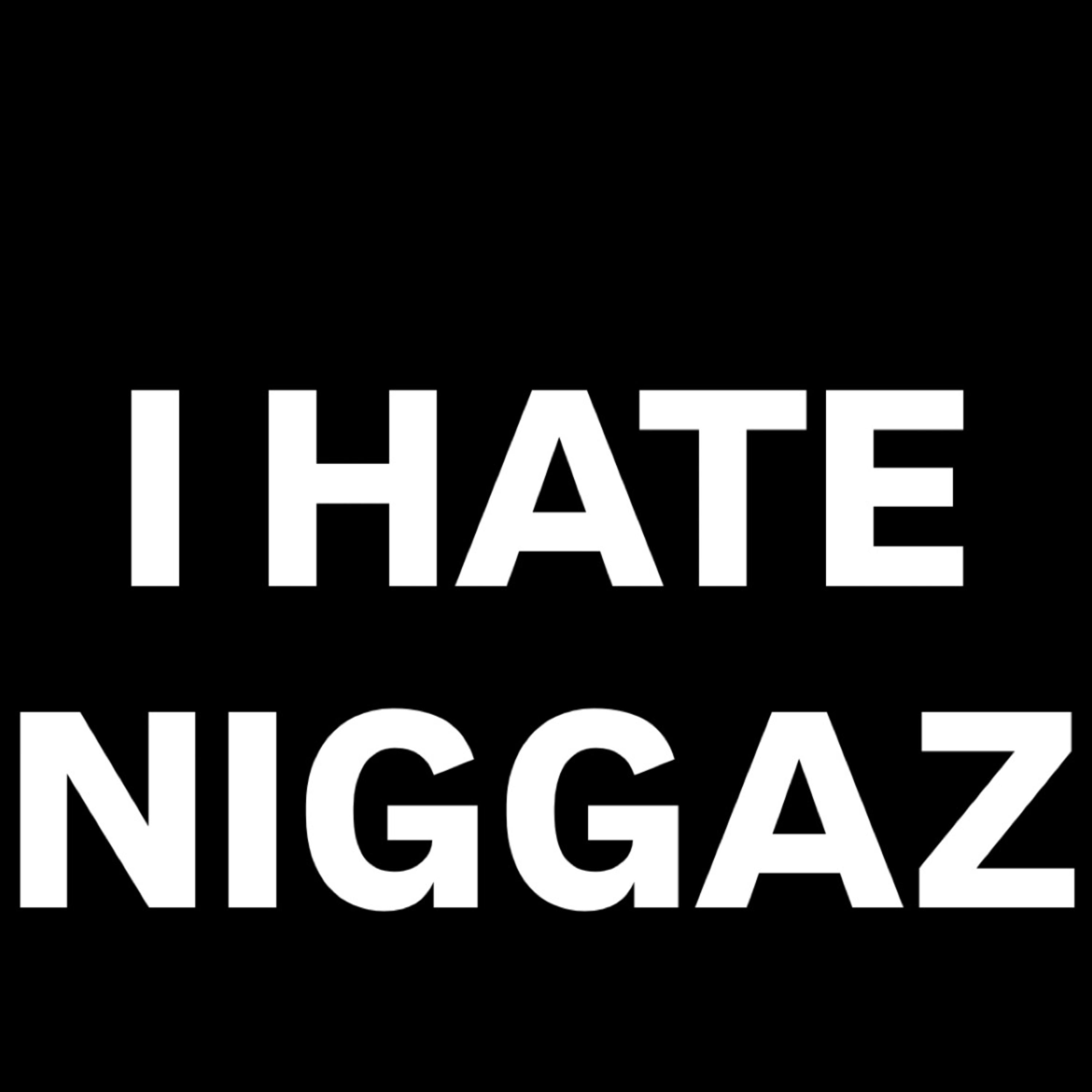 I HATE NIGGAZ artwork