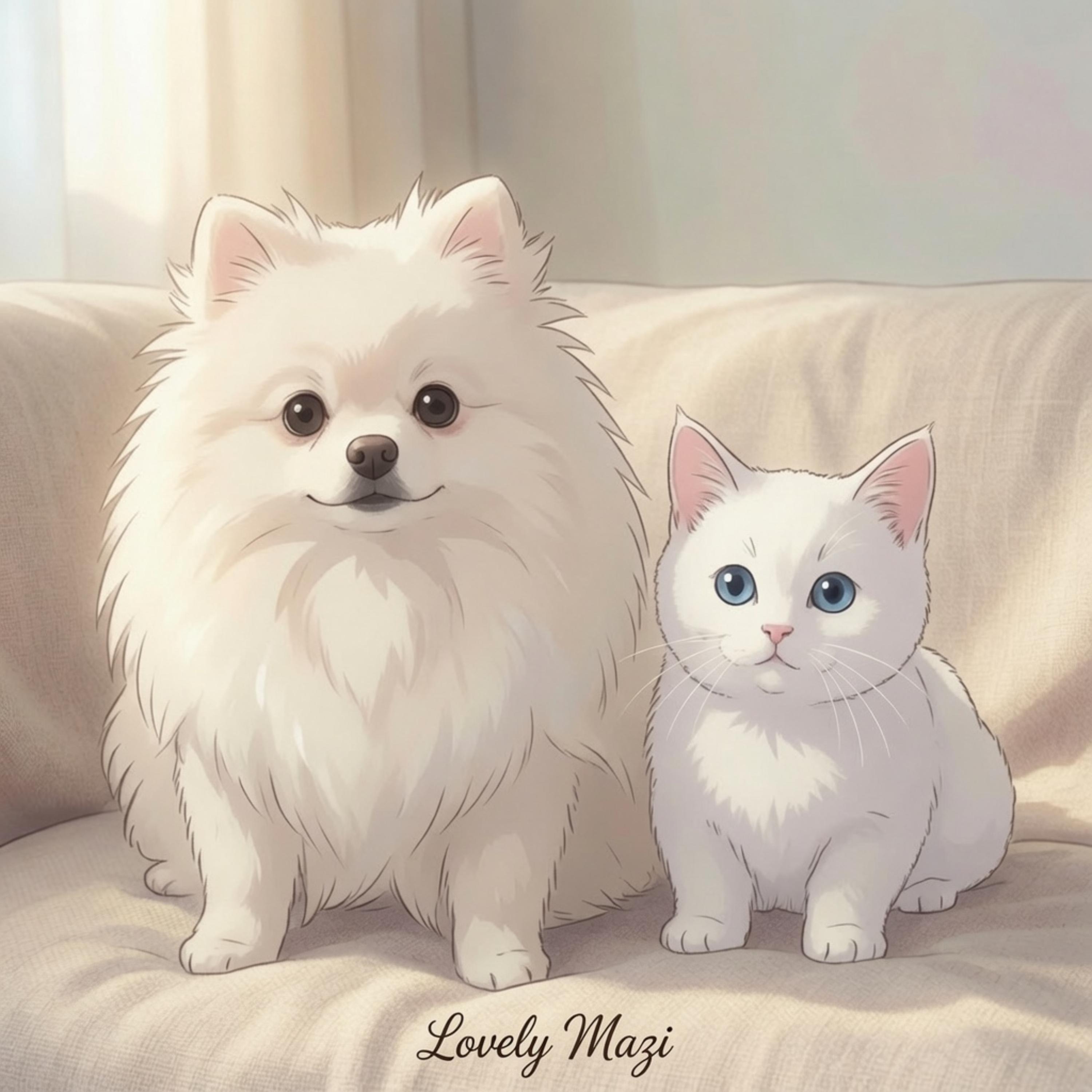 멍뭉이랑 냥냥이 by Lovely Mazi cover art