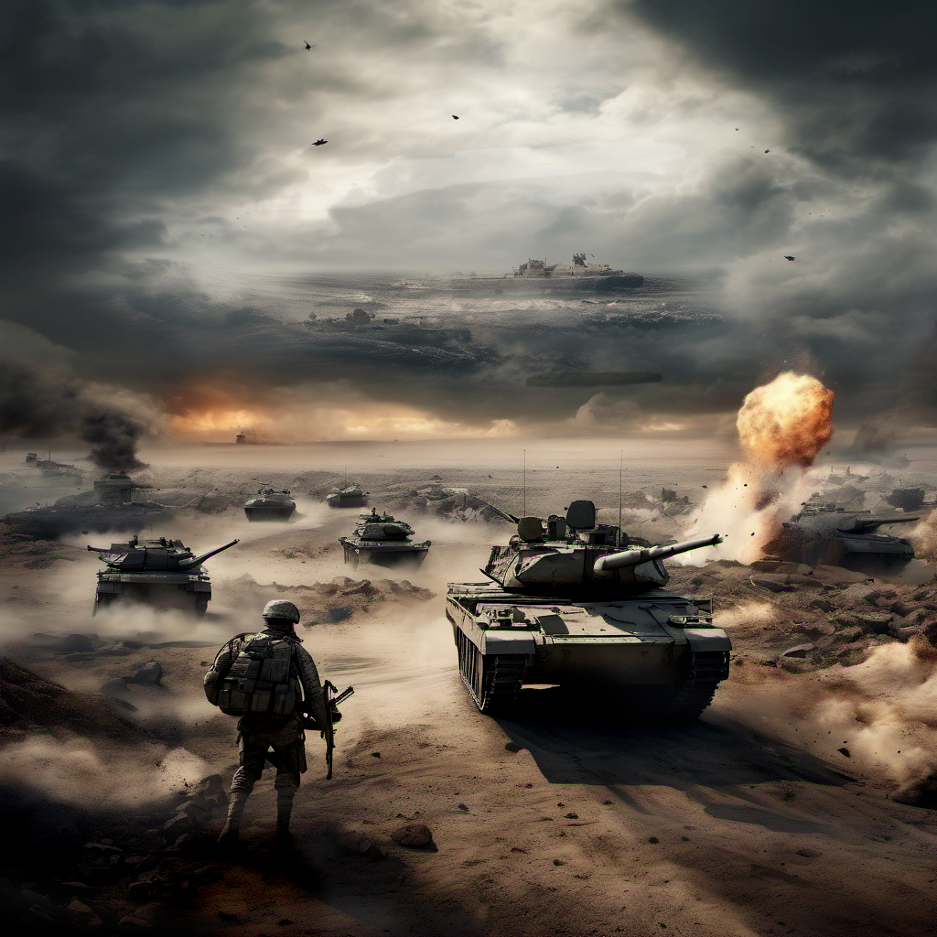Explosion artwork
