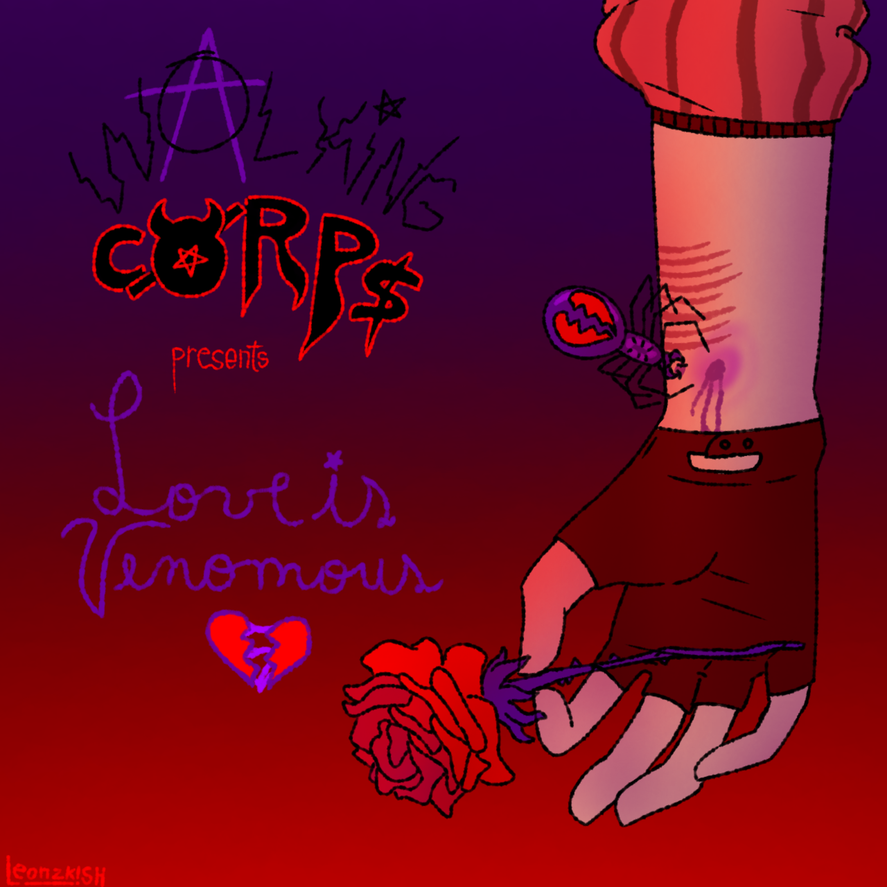 LOVE IS VENOMOUS artwork
