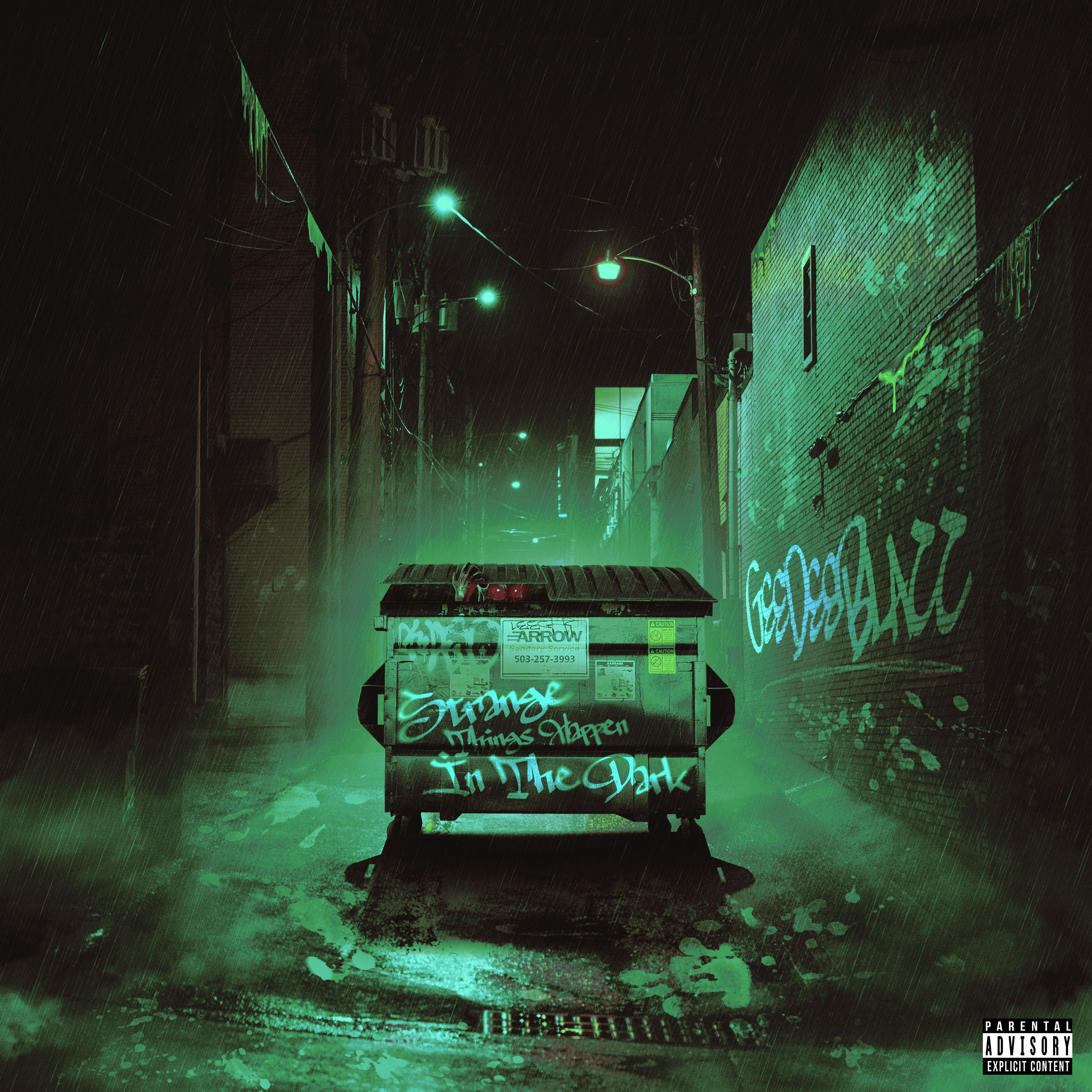 STRANGE THINGS HAPPEN IN THE DARK artwork
