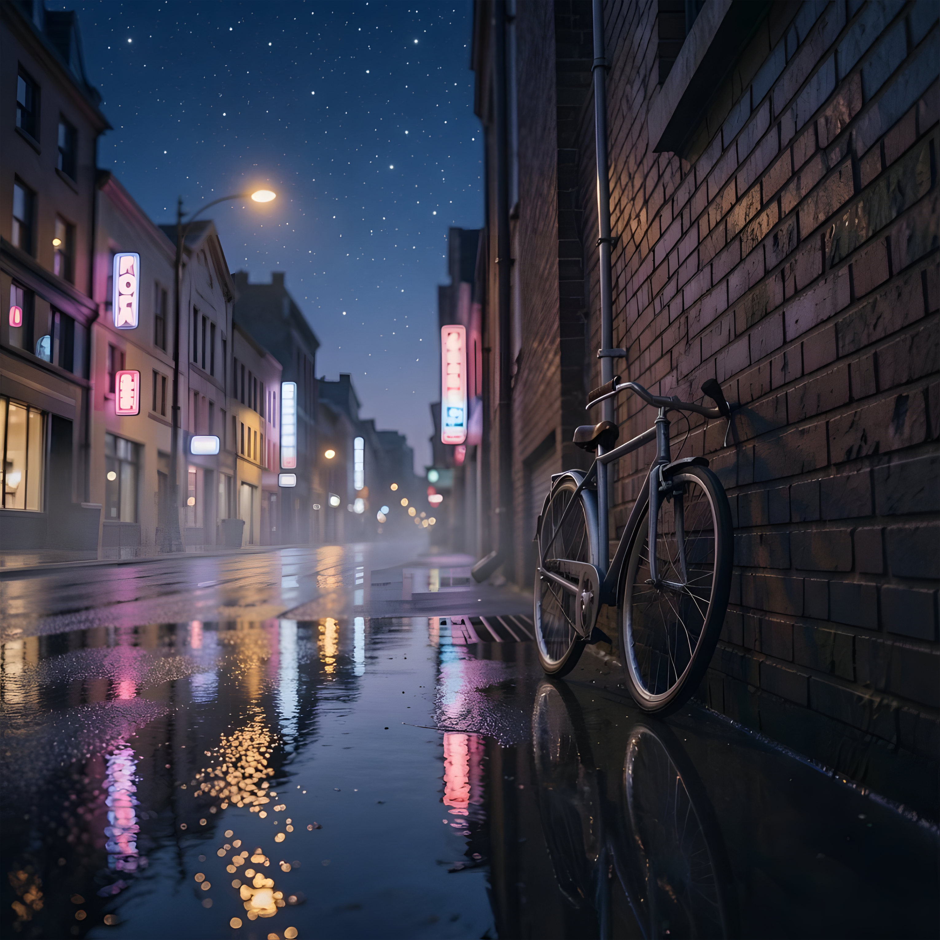 Blue Hour Avenue by CityFlower Pop cover art