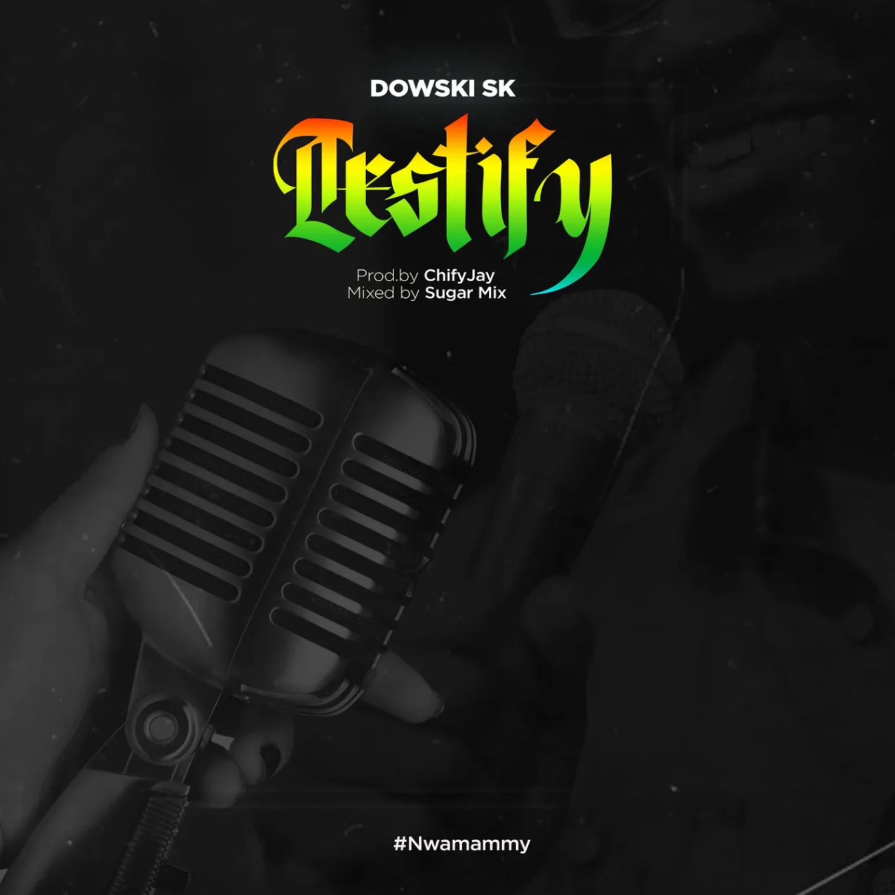 TESTIFY artwork