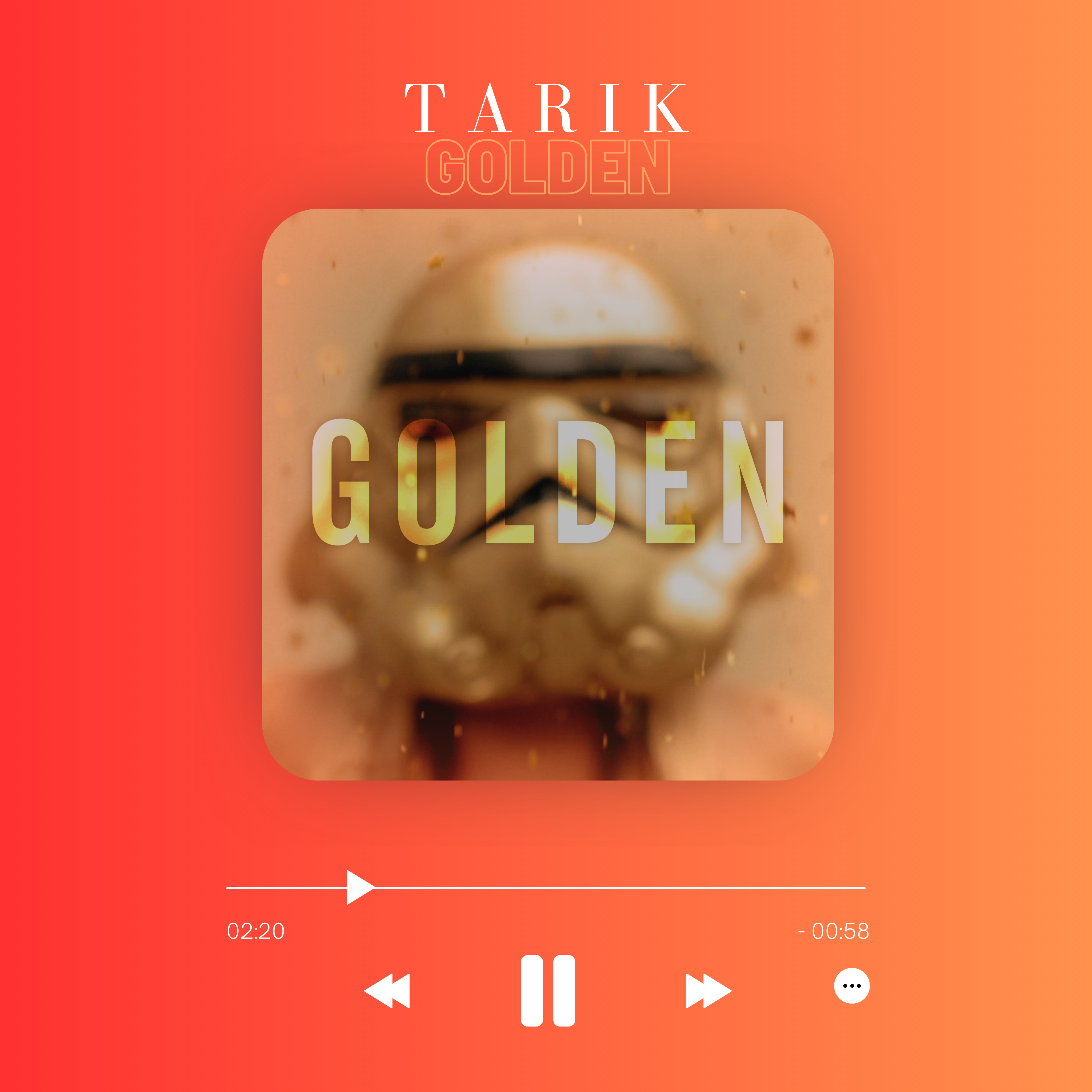 Golden artwork