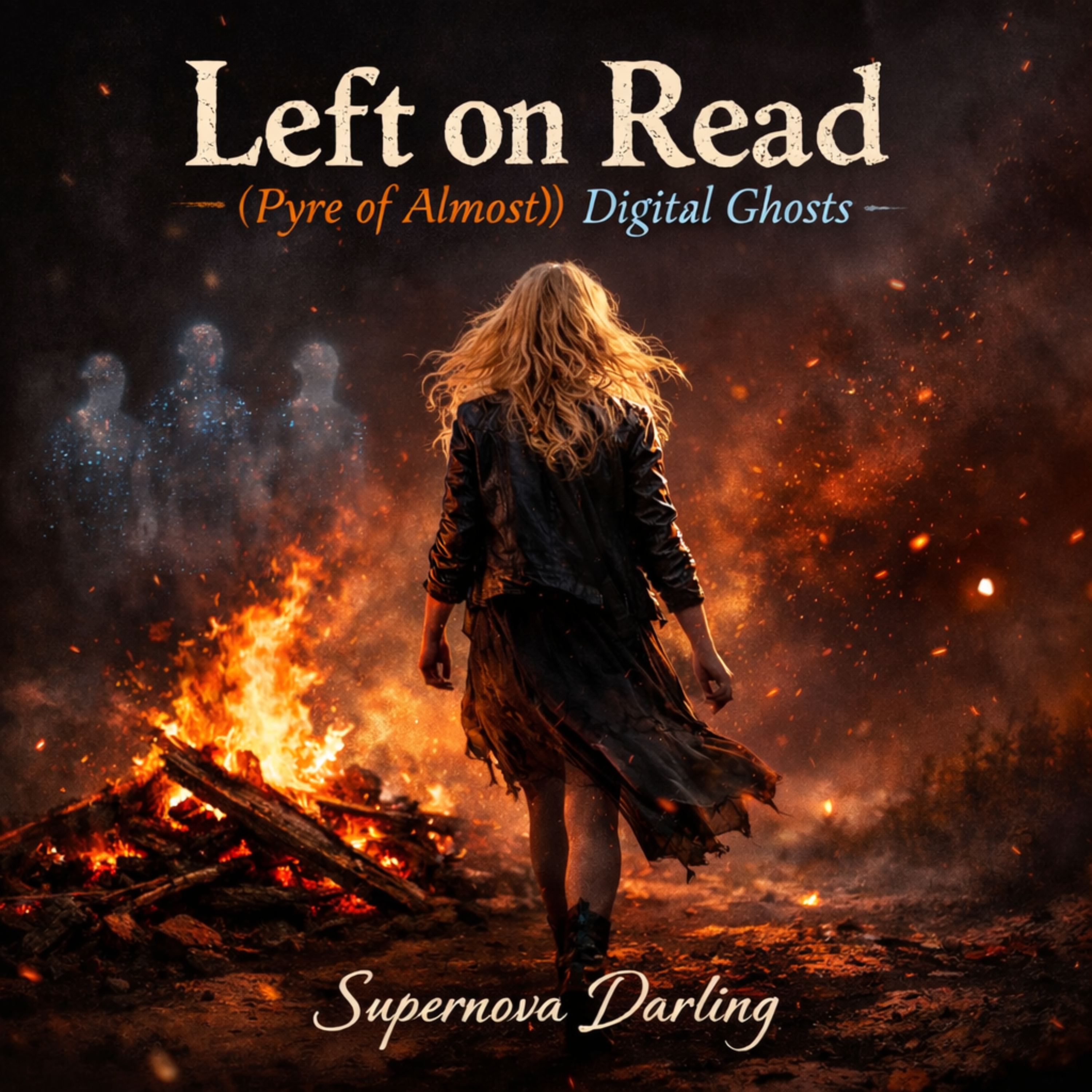 Left on Read (Pyre of Almost) Digital Ghosts artwork