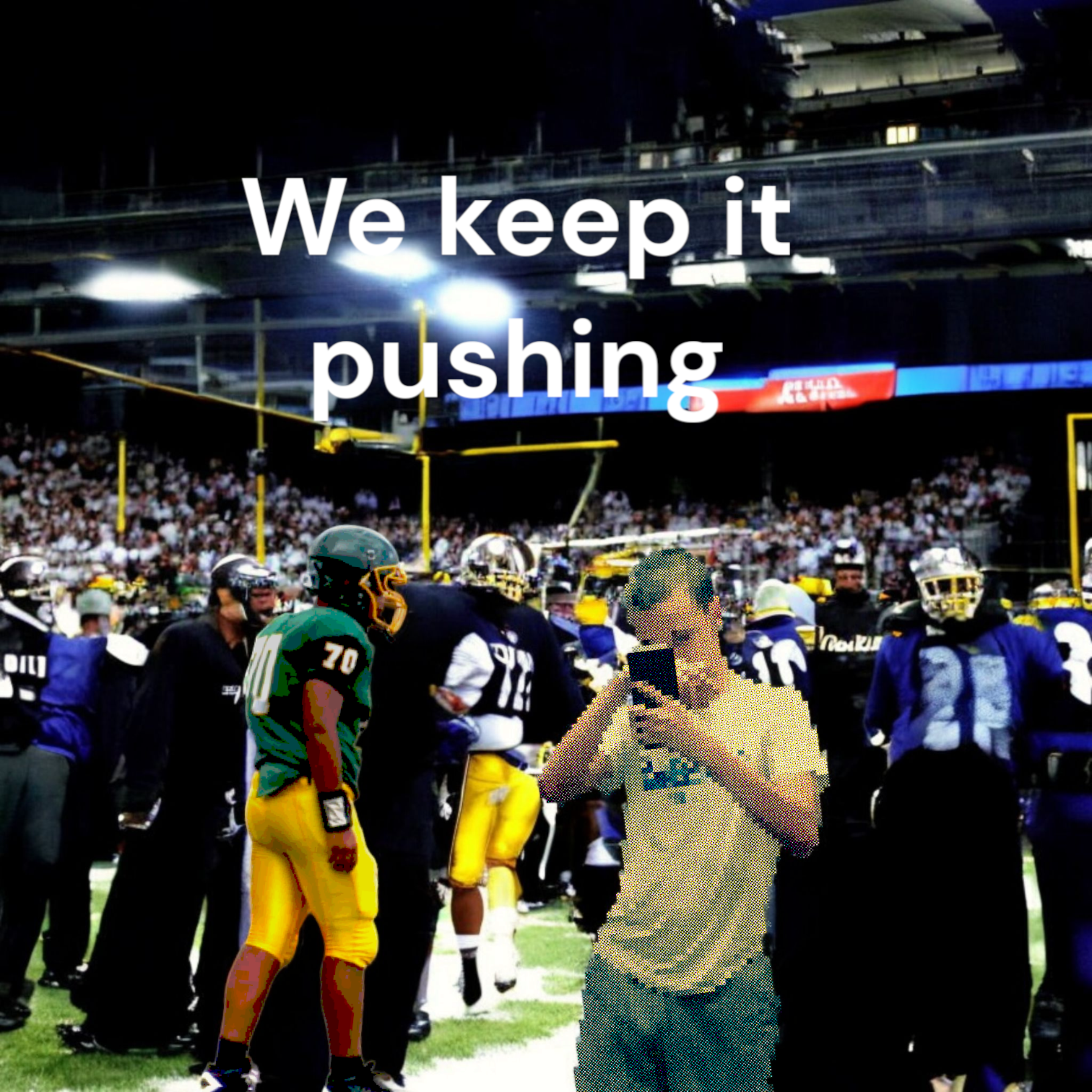 we keep it pushing artwork