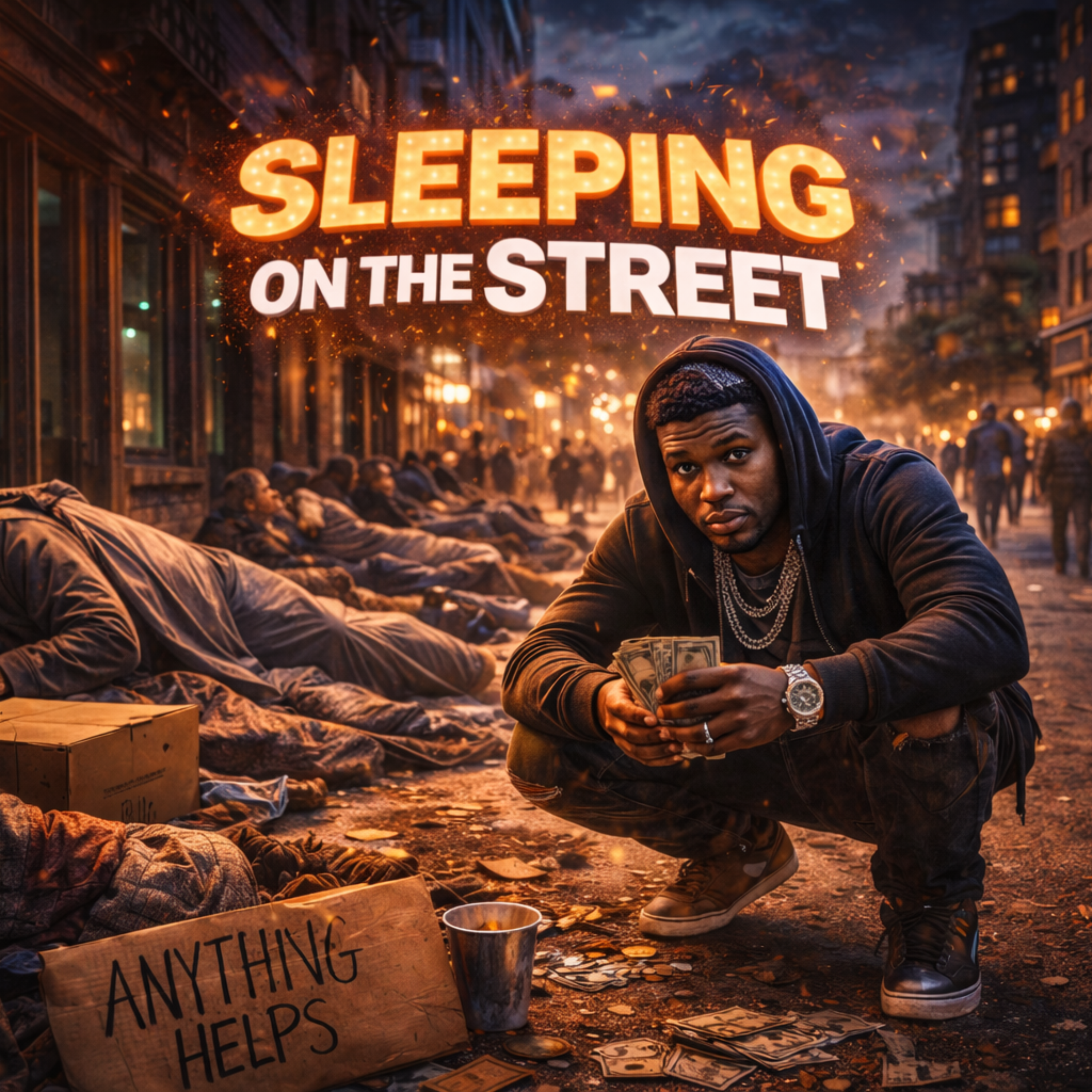 Sleeping On The Street artwork