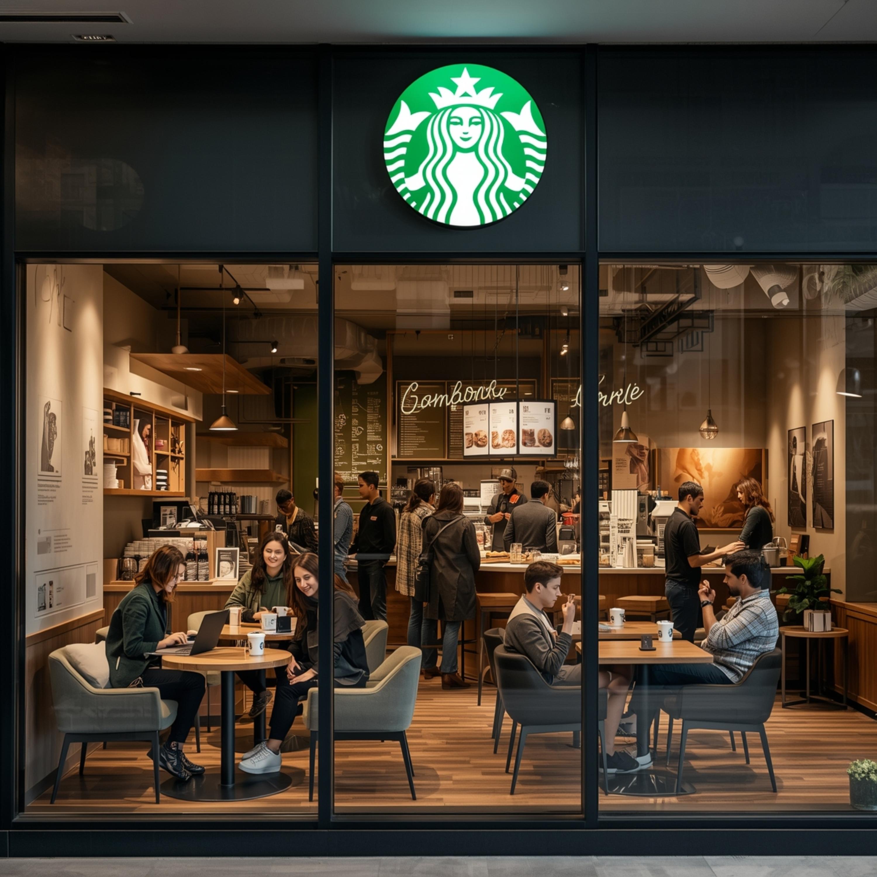 Starbucks vibes artwork