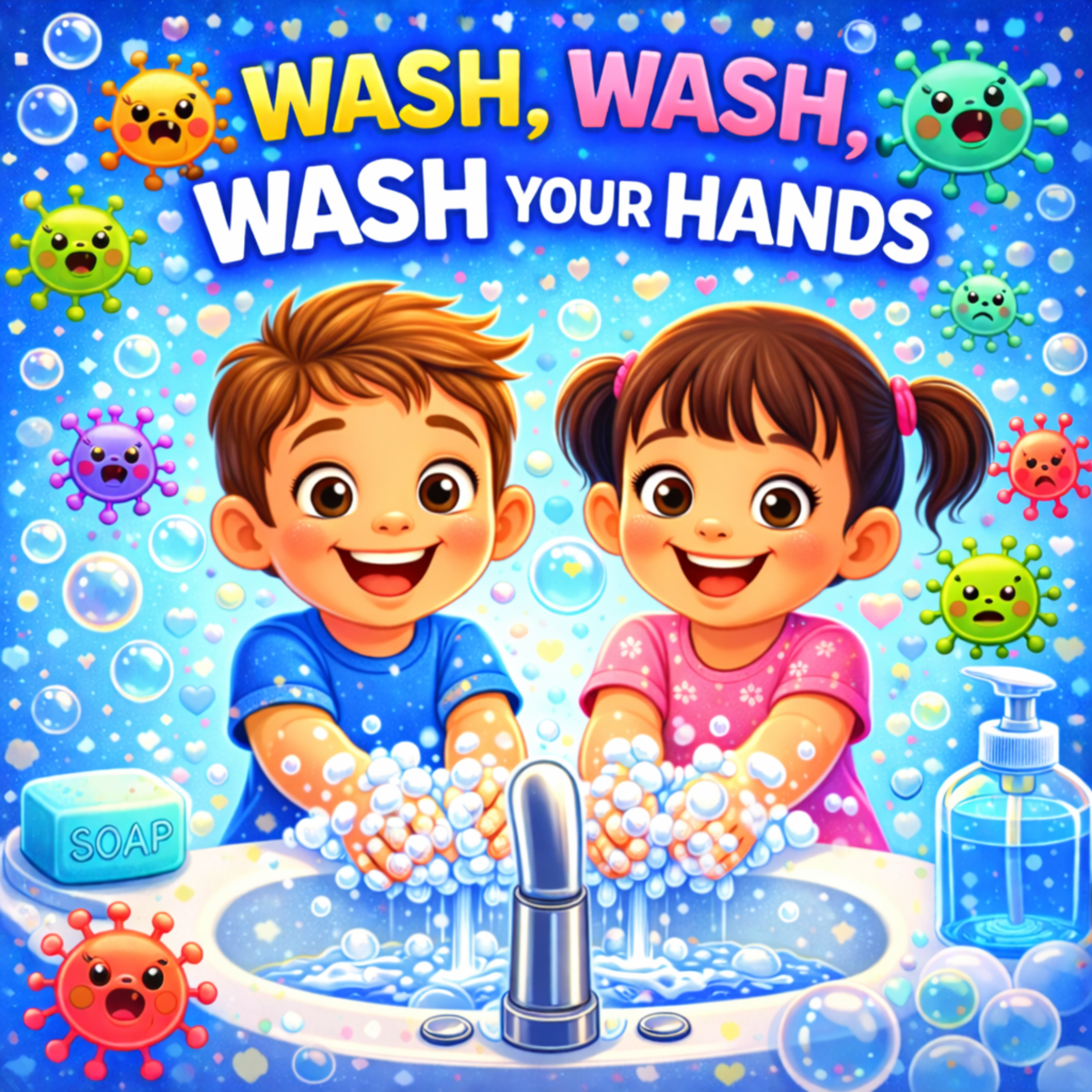 Wash, Wash, Wash Your Hands artwork