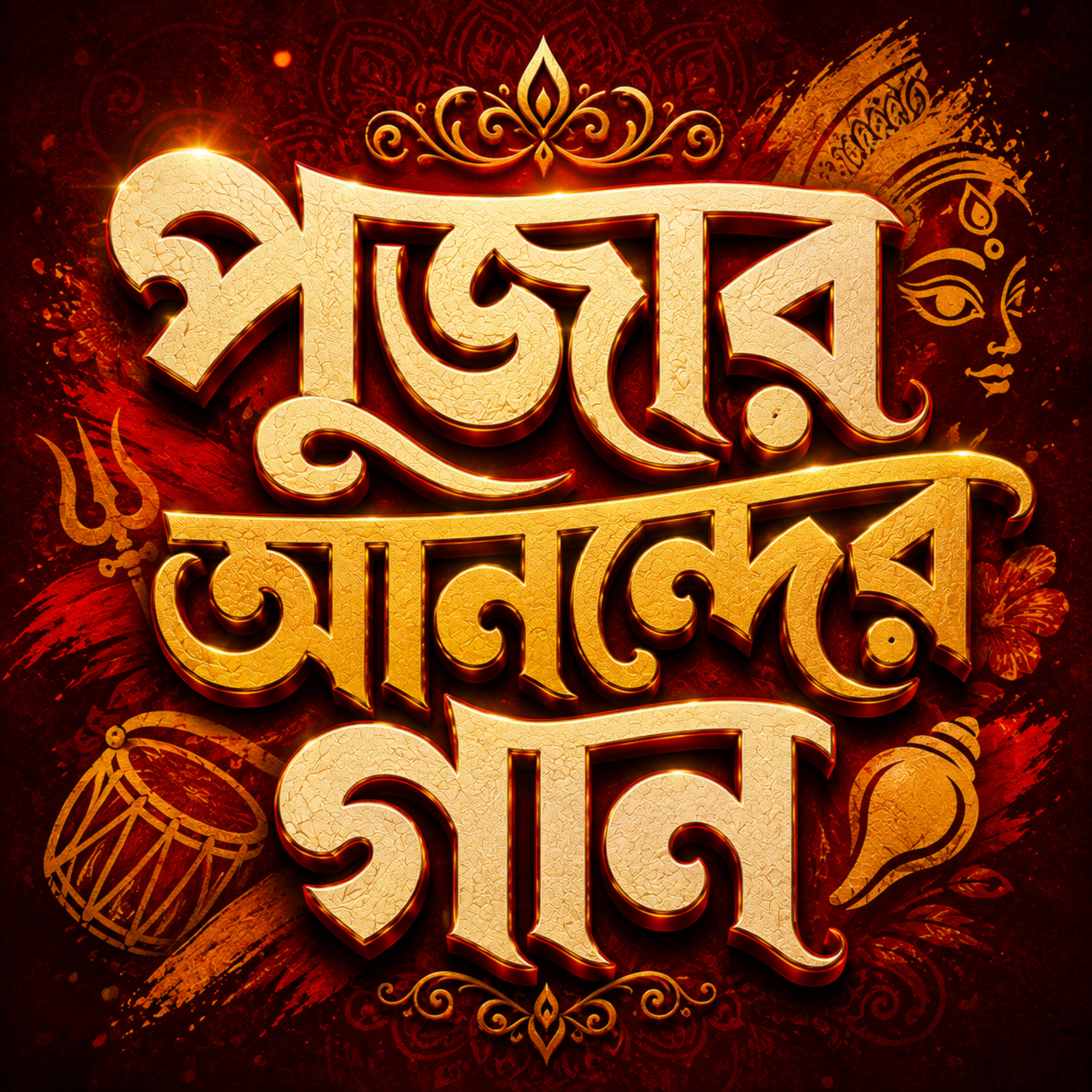 পূজার আনন্দের গান (Pujar Anonder Gaan) by Ananya Sharma cover art