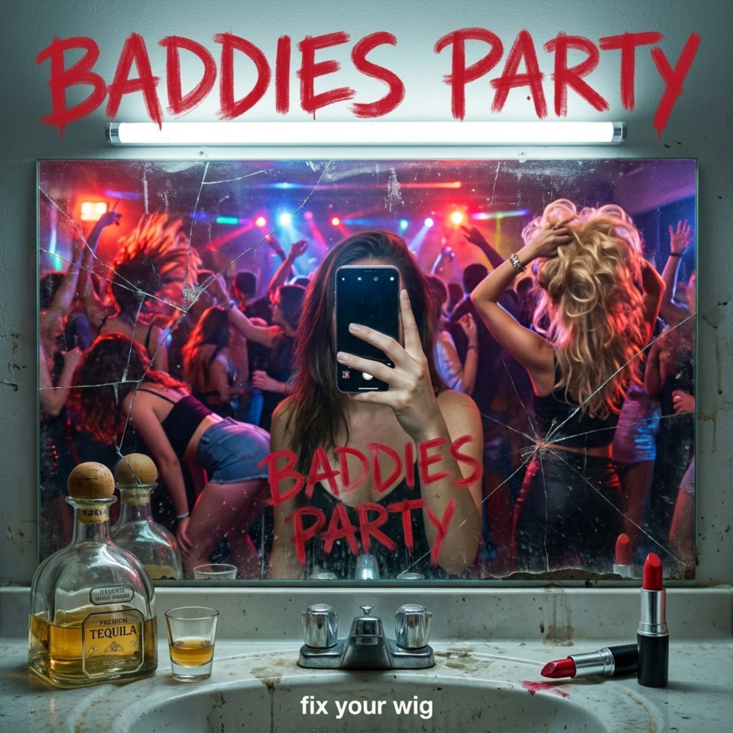 BADDIES PARTY BITCHES artwork