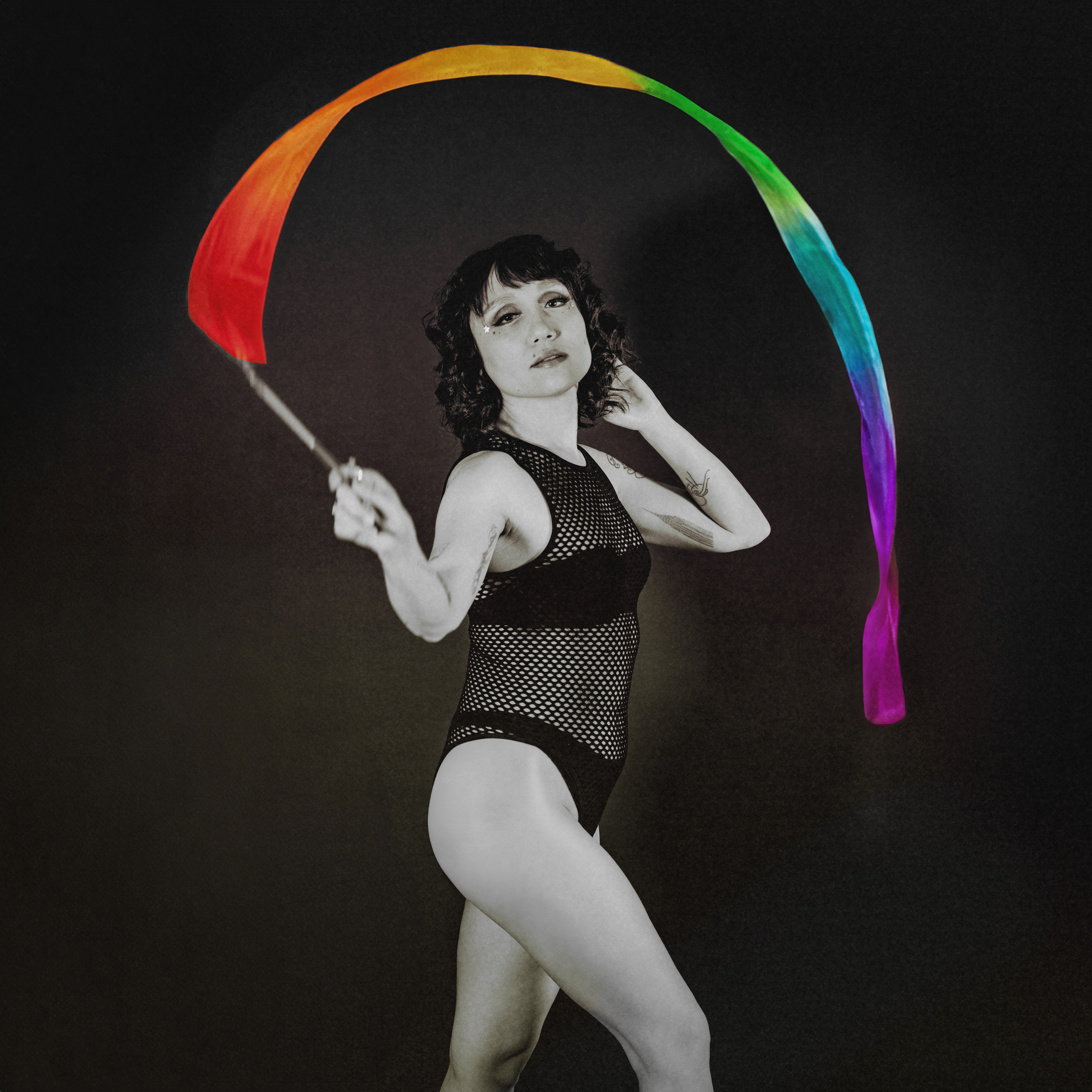 Spinning artwork