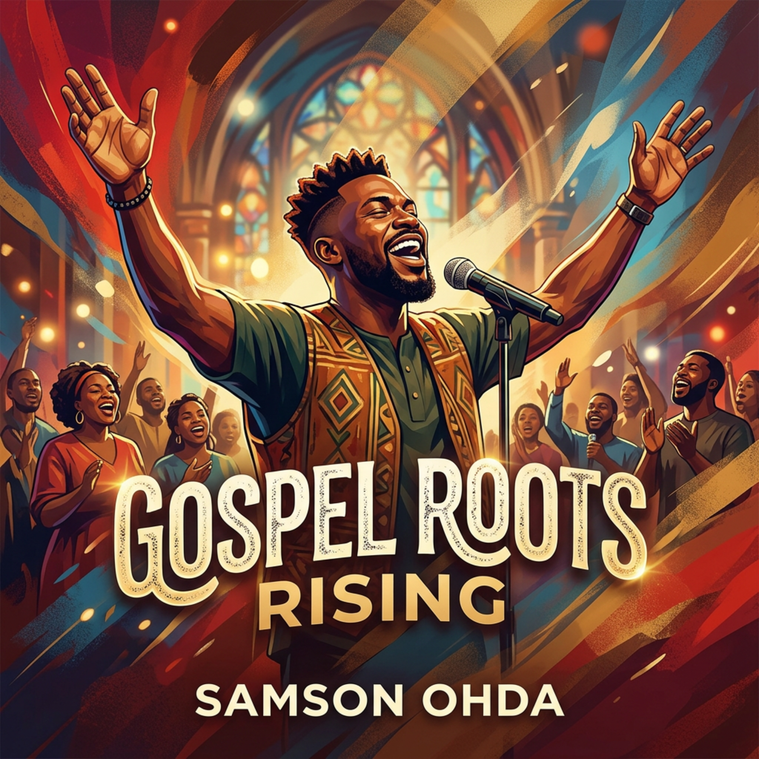 Gospel Roots Rising by Samson Ohda  cover art