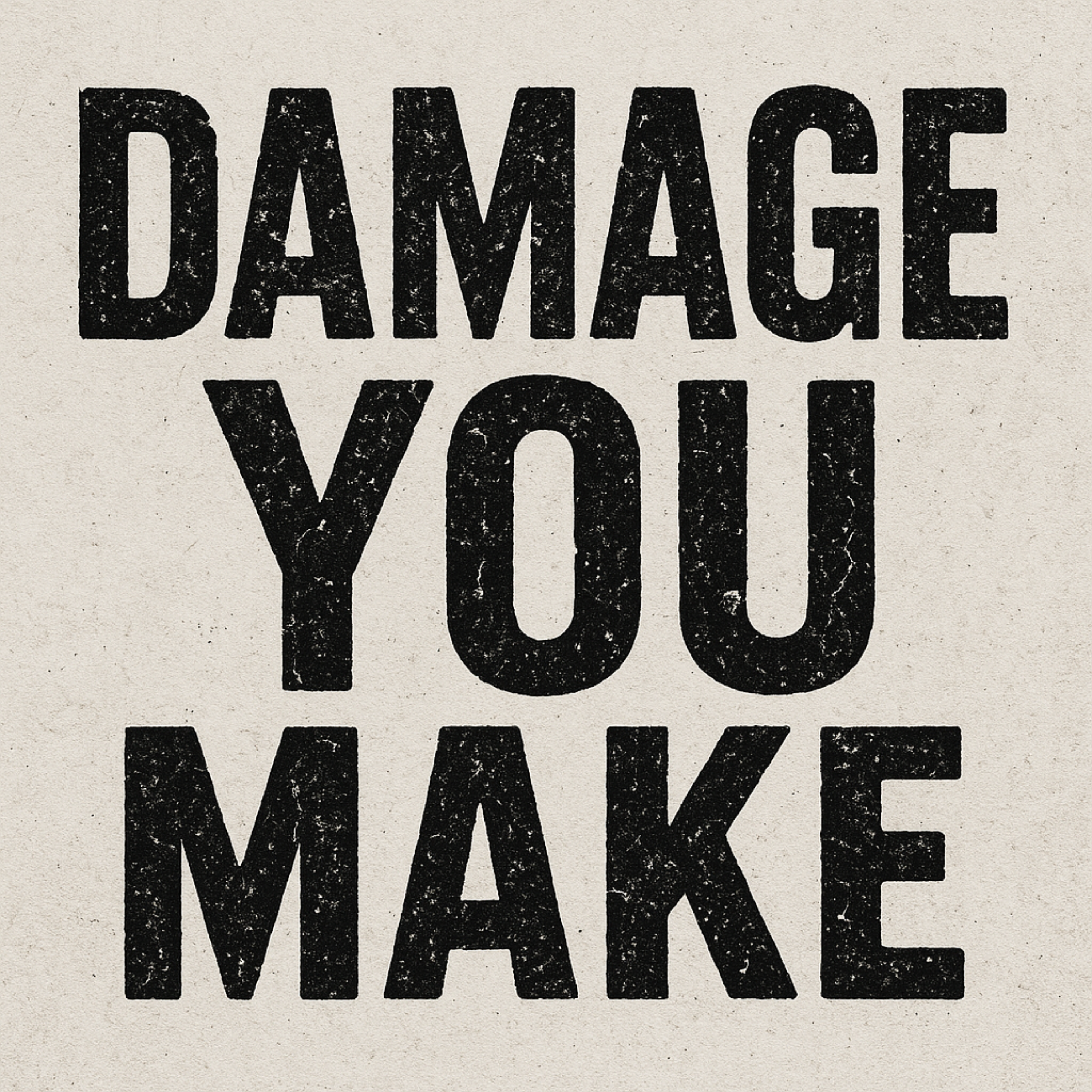 Damage You Make artwork