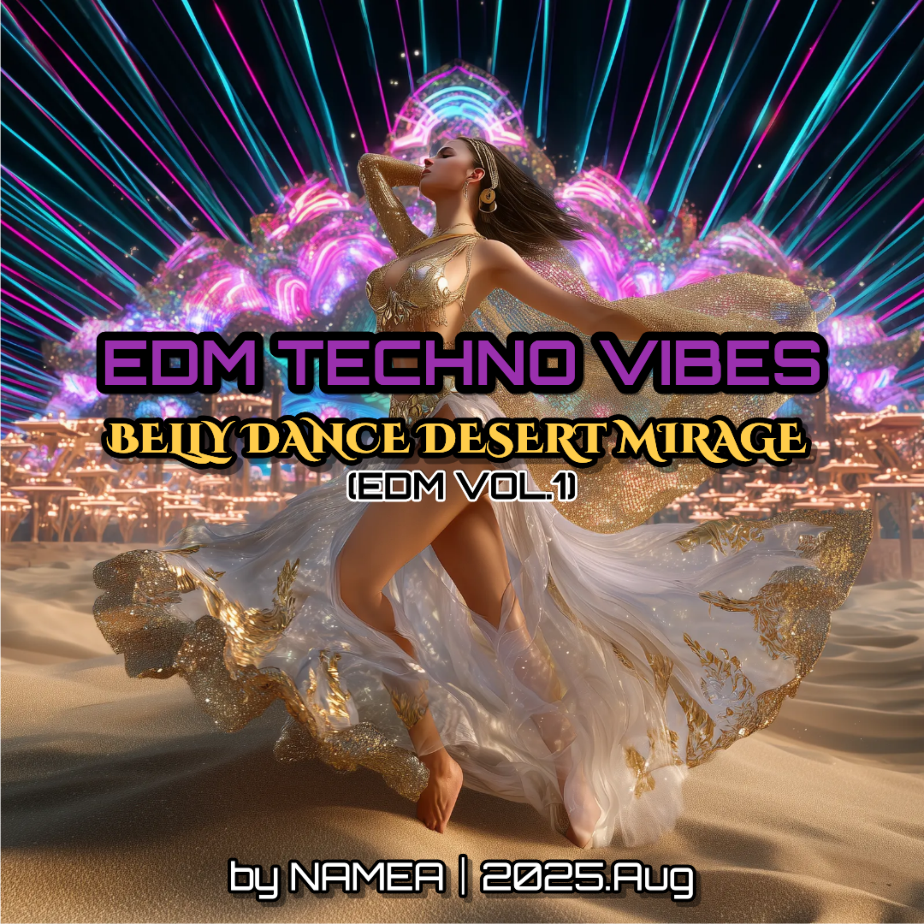 EDM Techno Vibes: Belly Dance Desert Mirage (EDM Vol.1) artwork