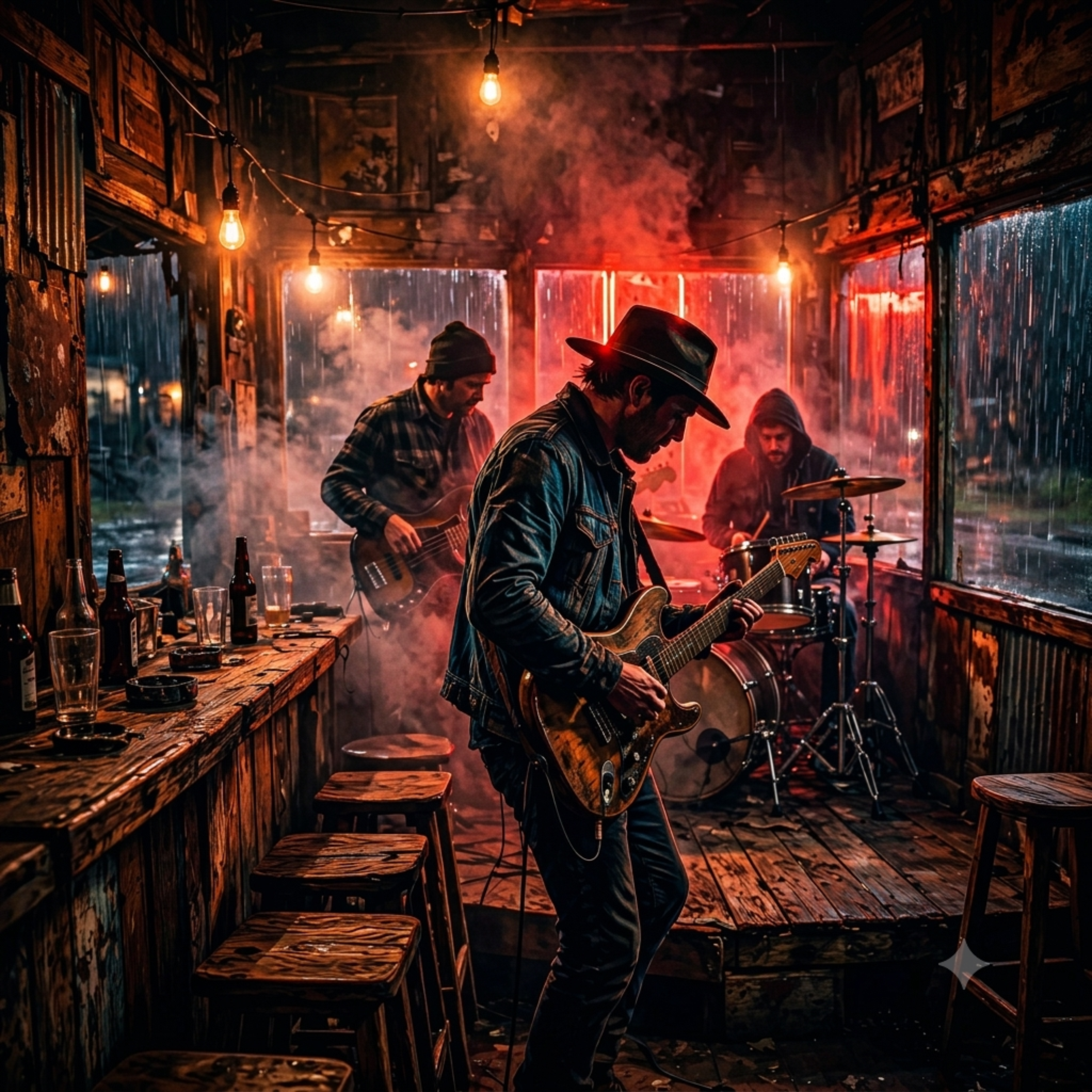 THE ROADHOUSE DON'T SLEEP by Tim Anderson Lyrics cover art