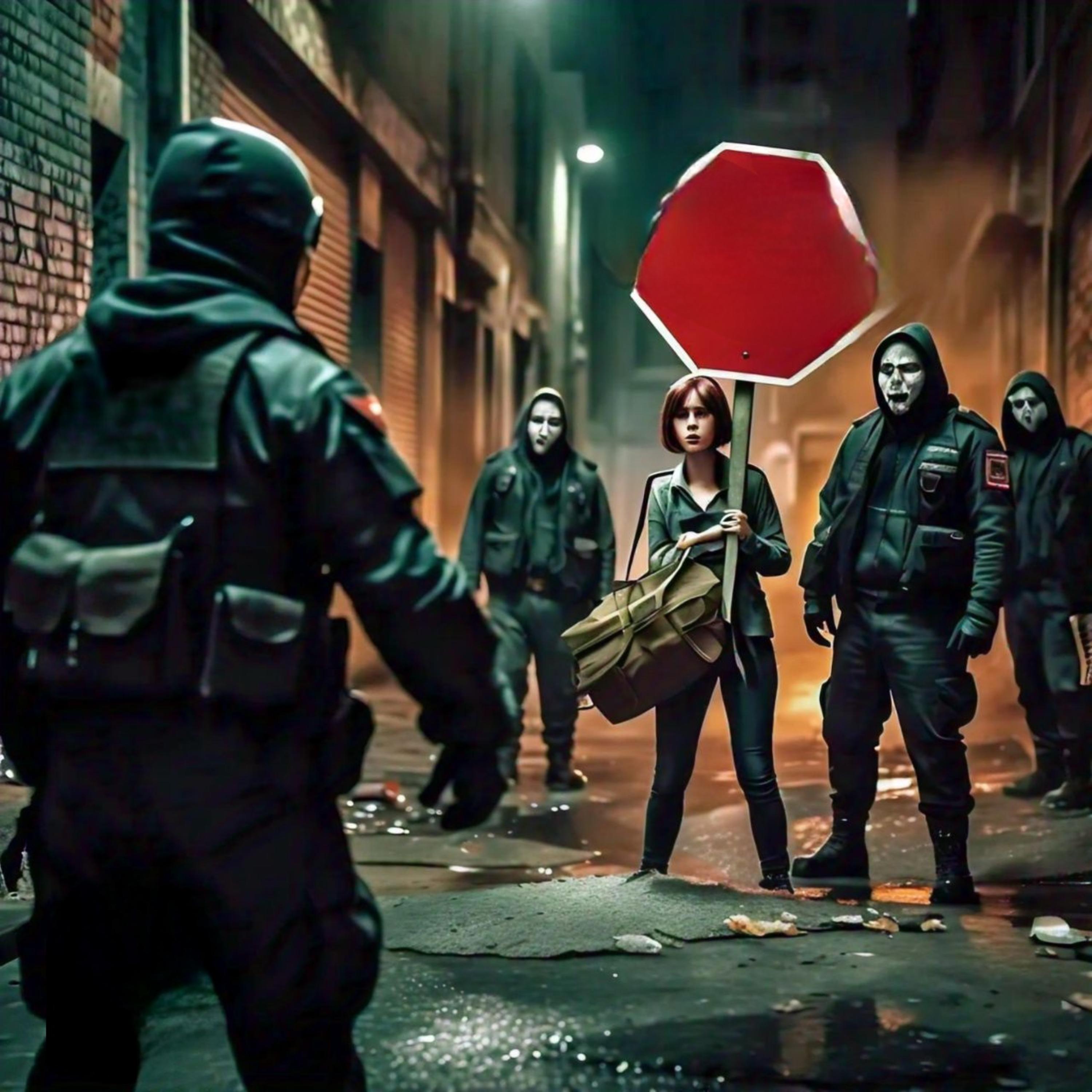 stop the criminals artwork