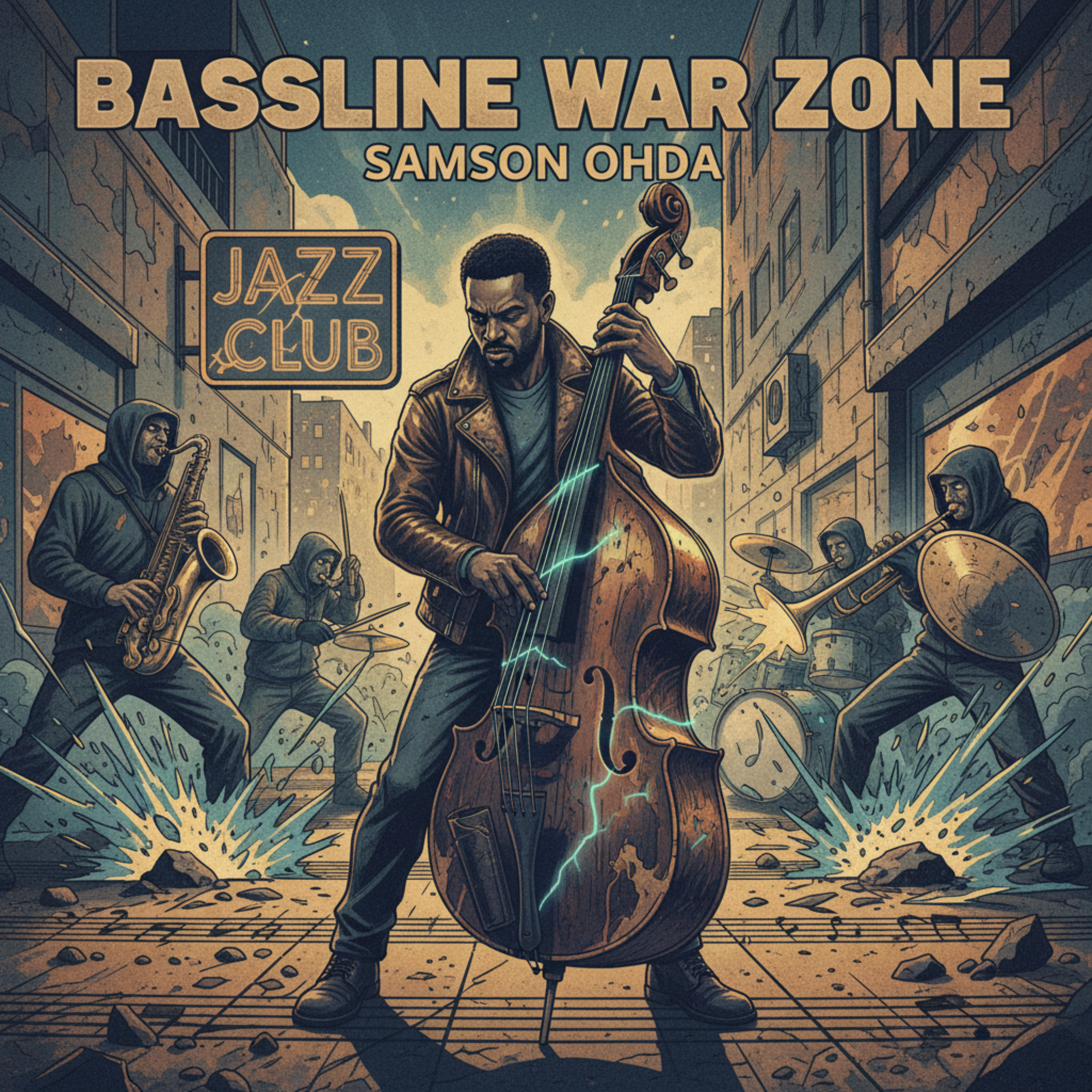 Bassline War Zone by Samson Ohda  cover art