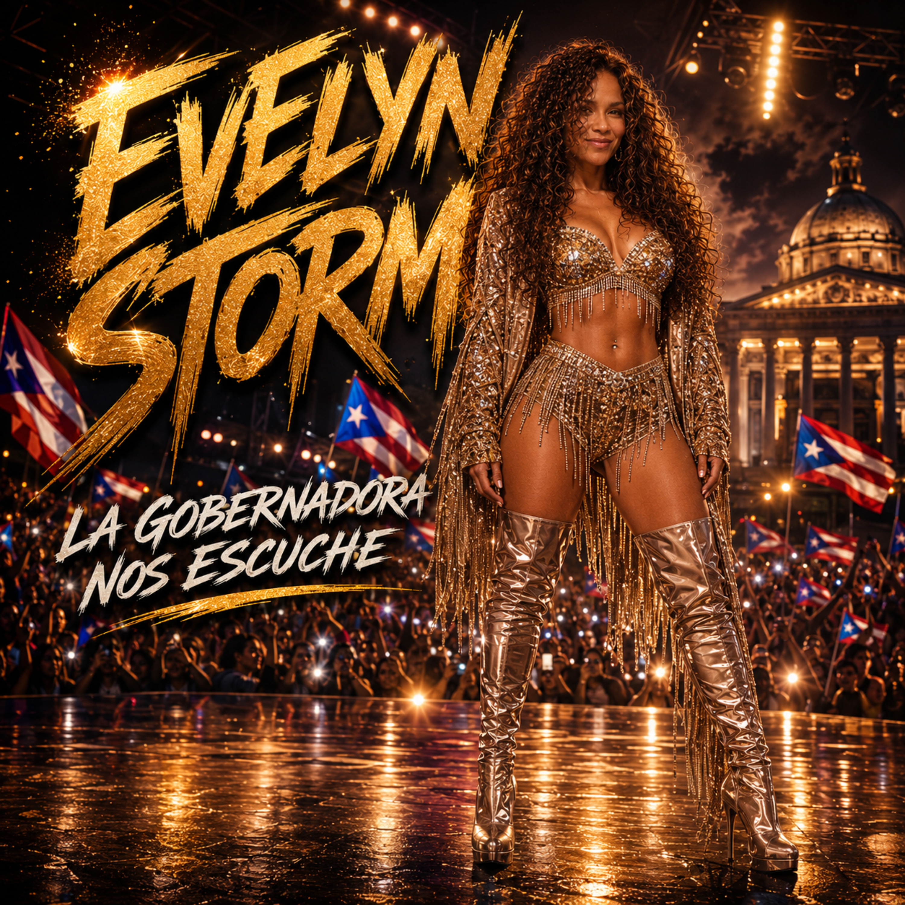 LA GOBERNADORA NOS ESCUCHE by Evelyn Storm cover art