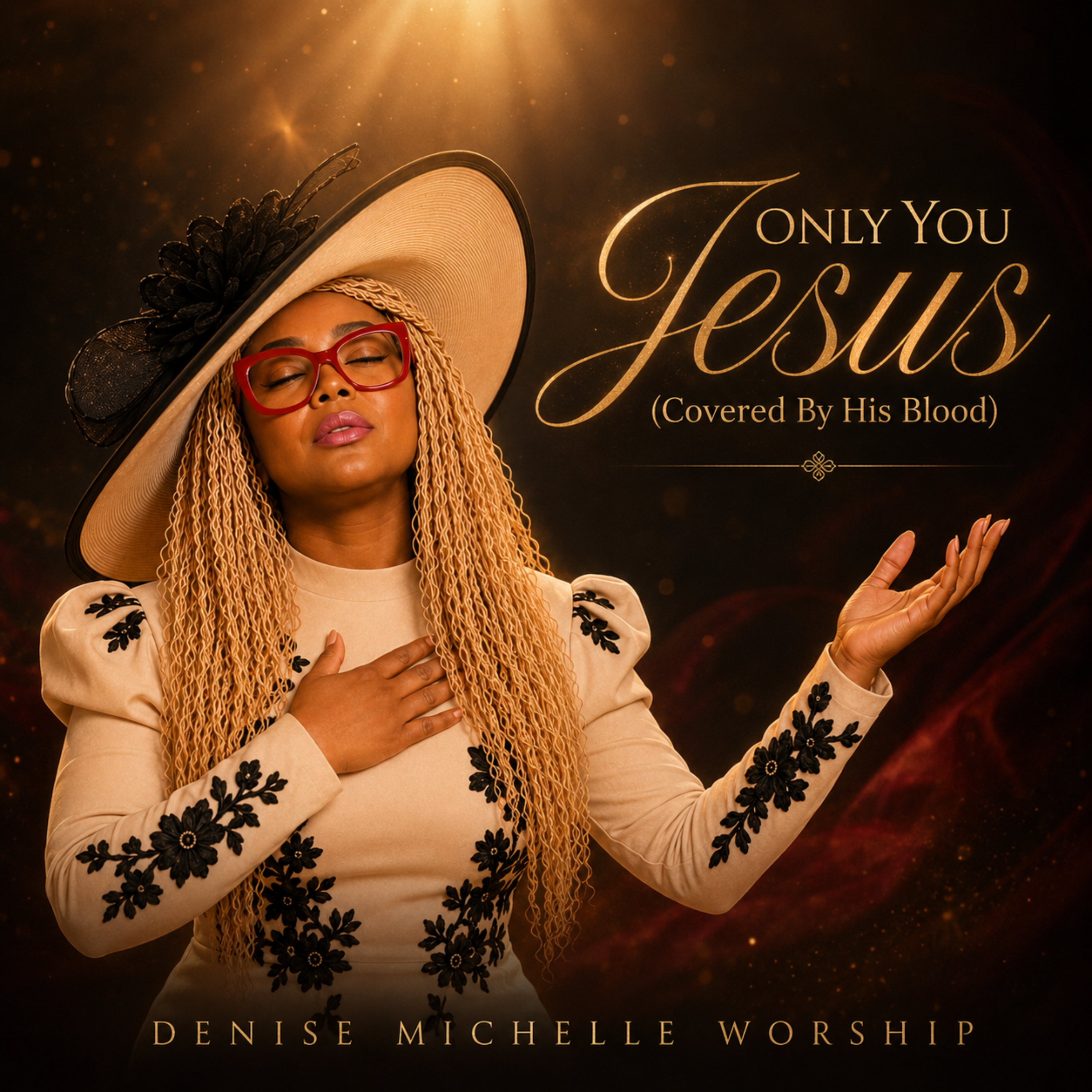 Only You Jesus (Covered by His Blood) by Denise Michelle Worship cover art