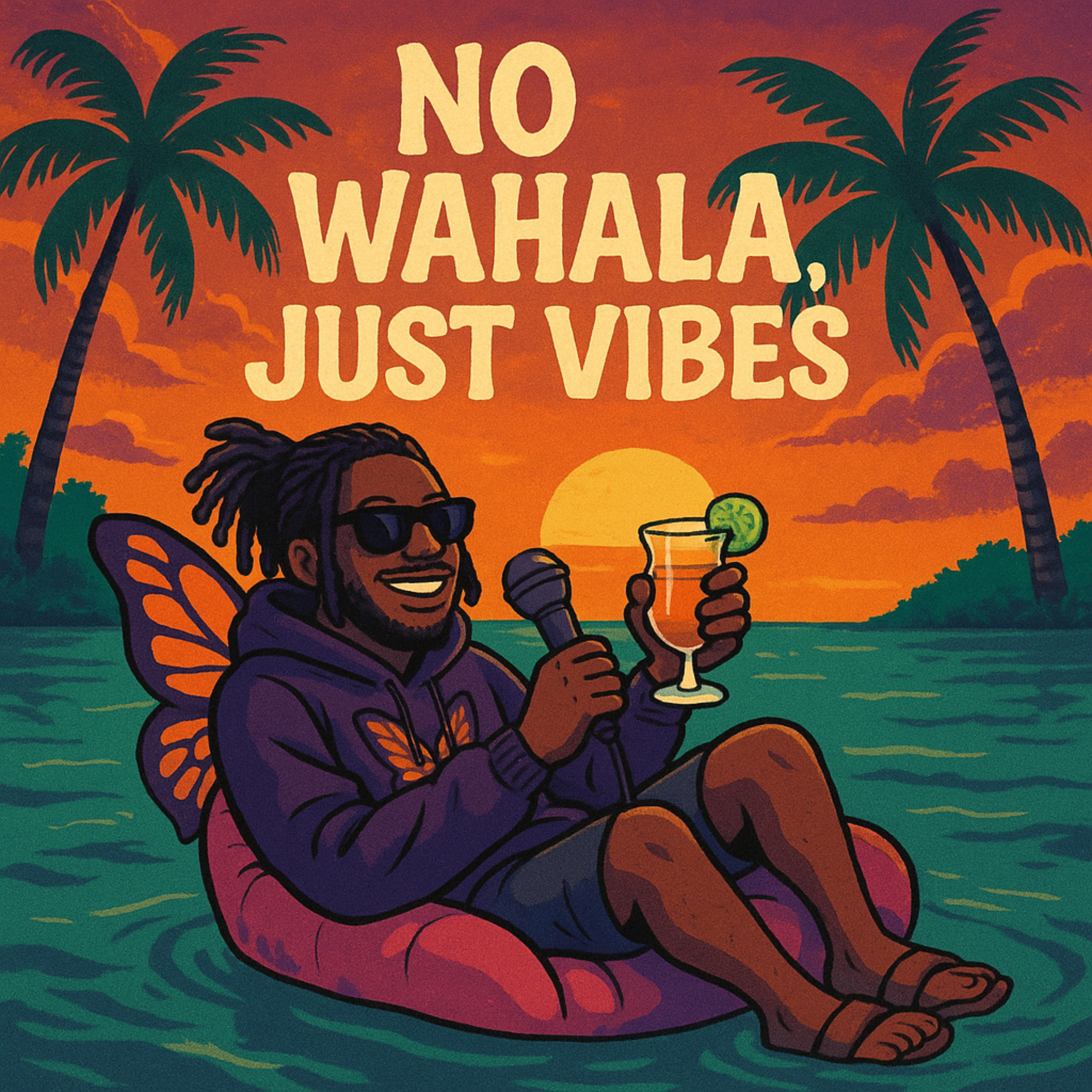 No Wahala Just Vibes artwork