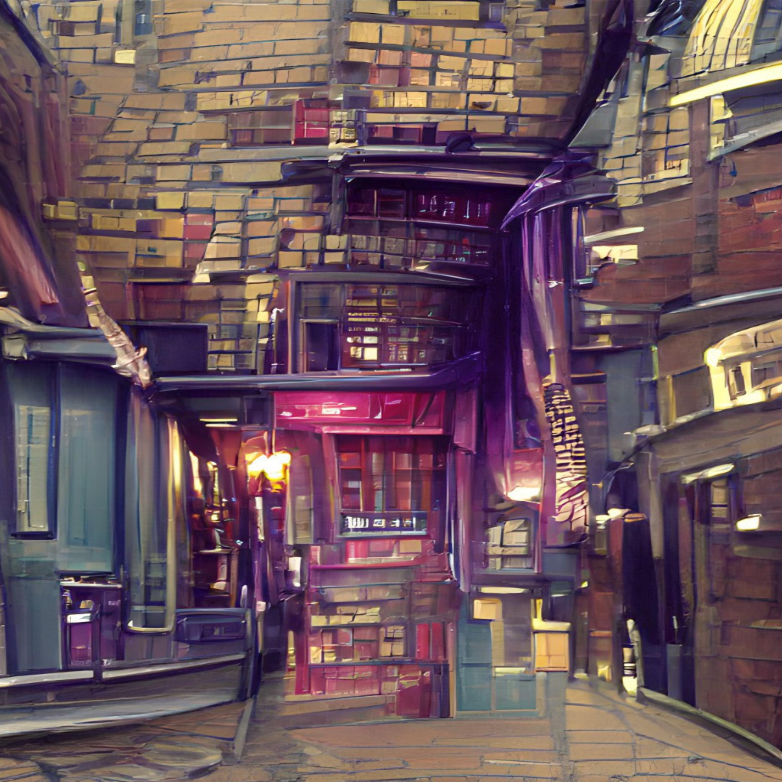 Diagon Alley artwork