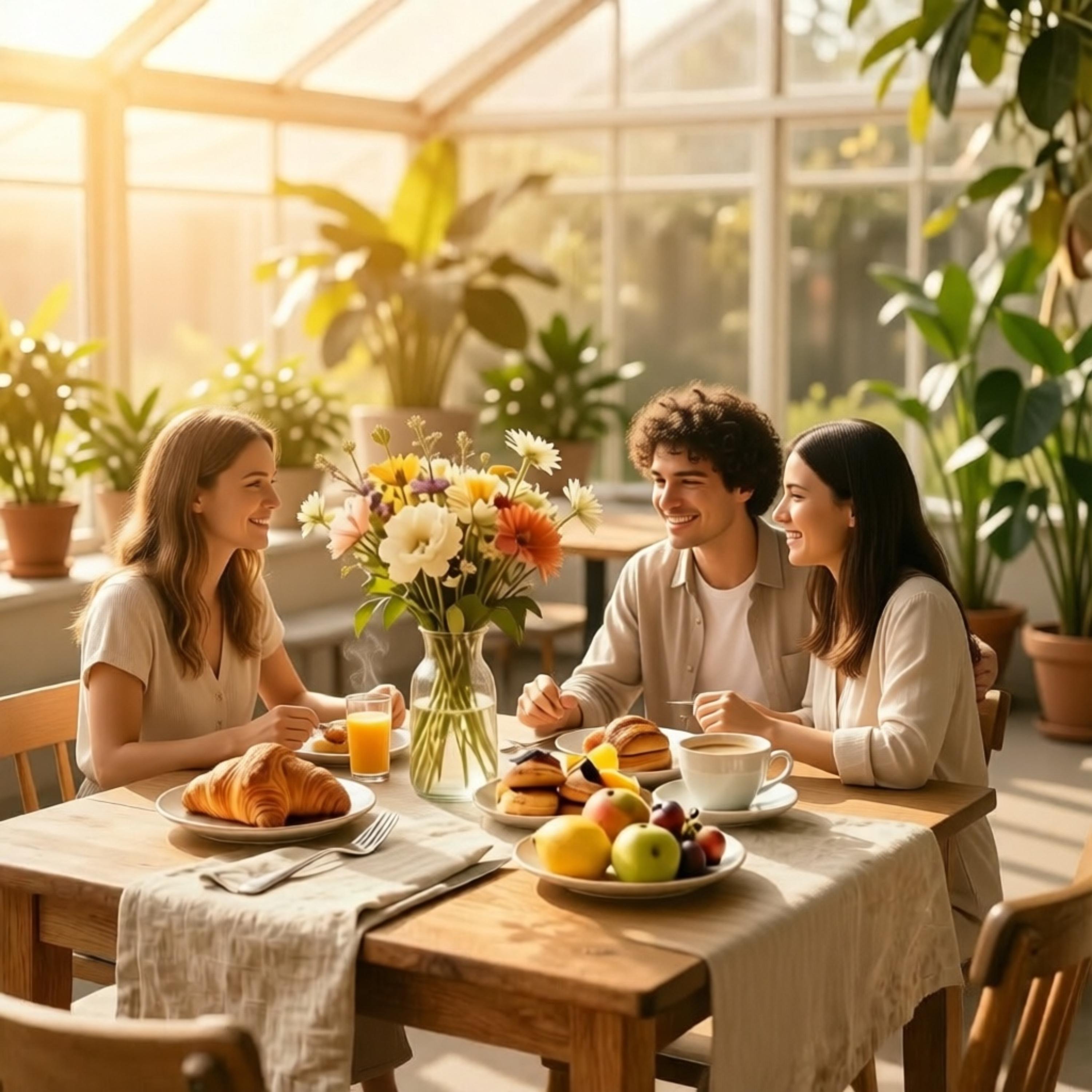 Sunday Brunch in a Greenhouse - Vintage Jazz Vinyl artwork