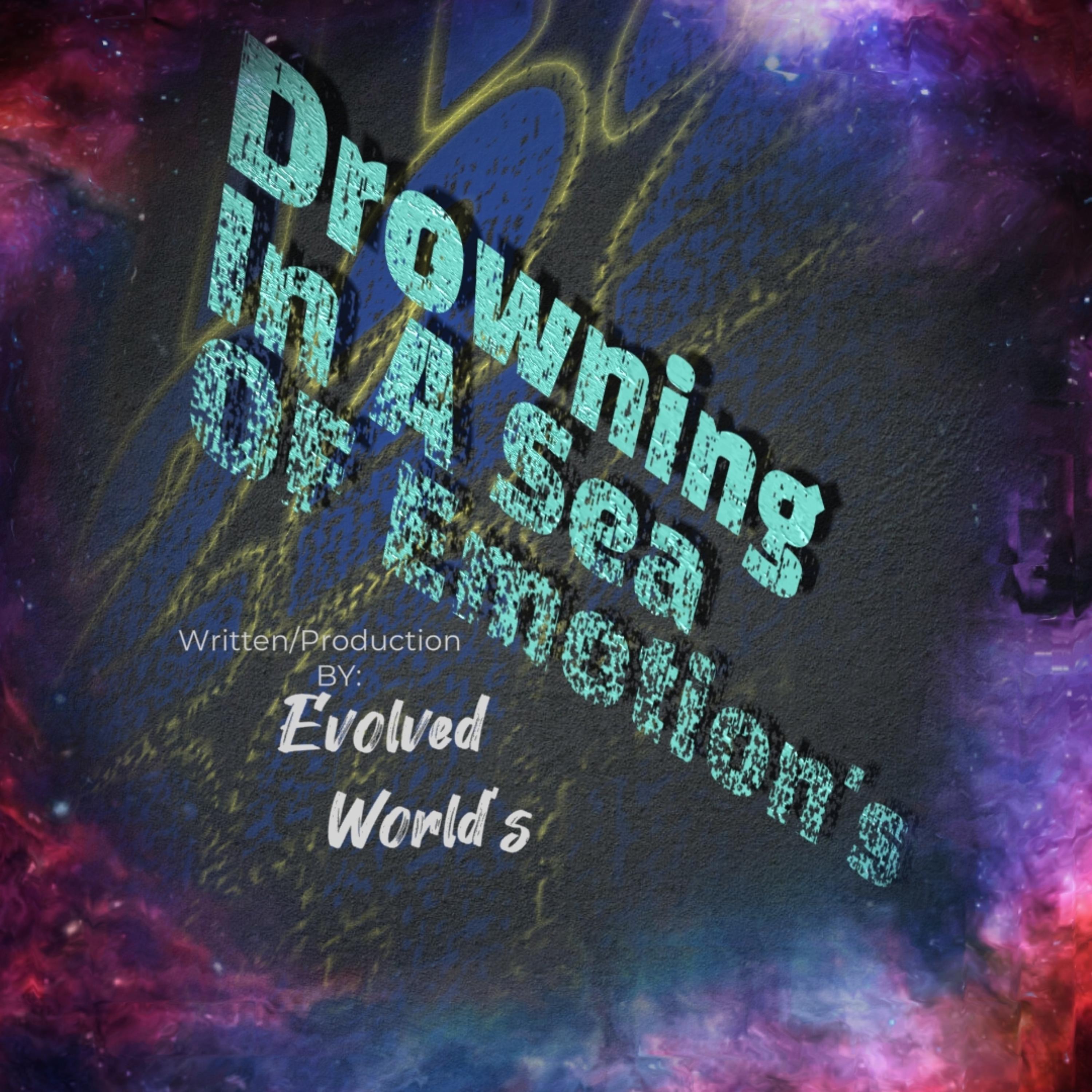 Drowning in a sea of emotions artwork