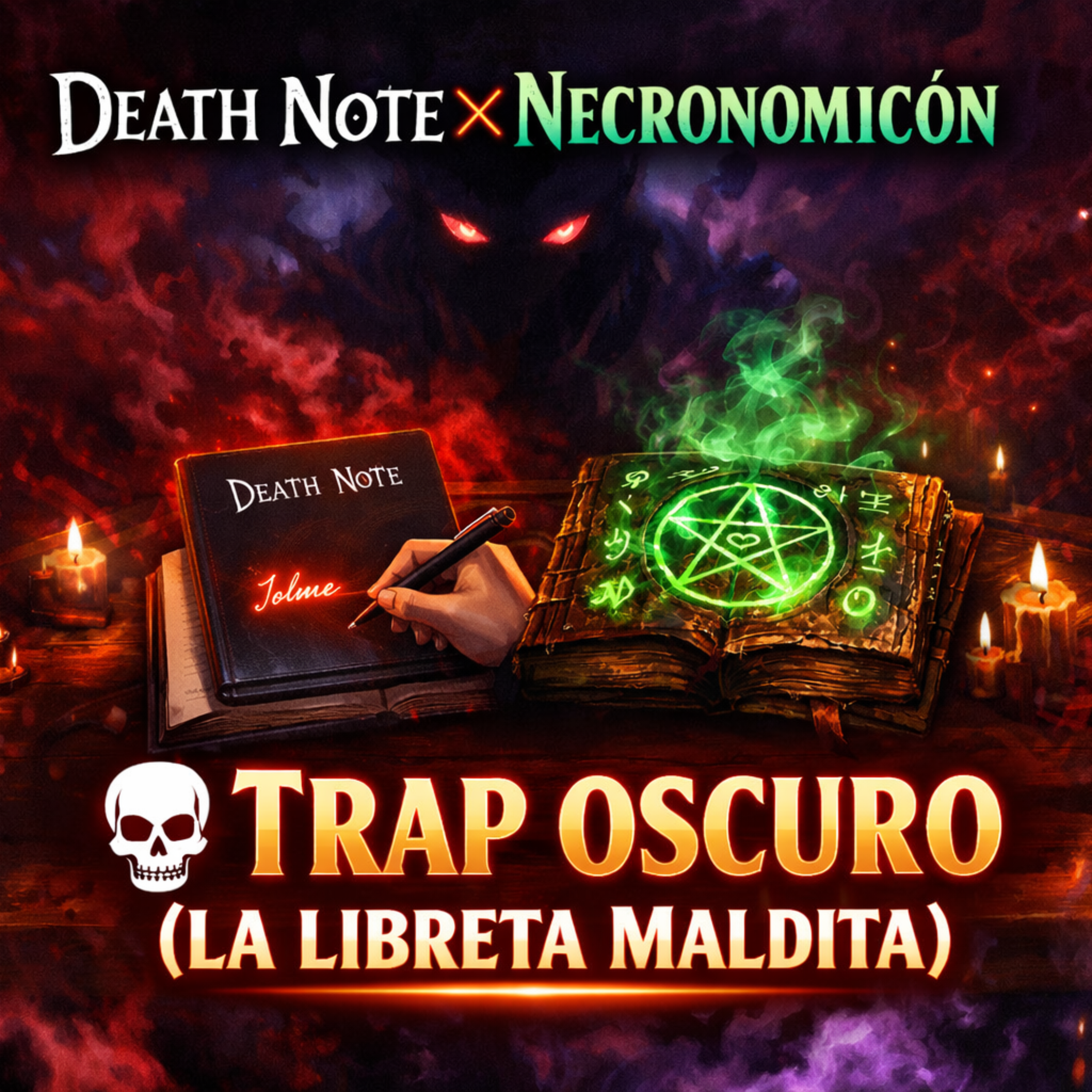 DeathNotexNecronomicón artwork
