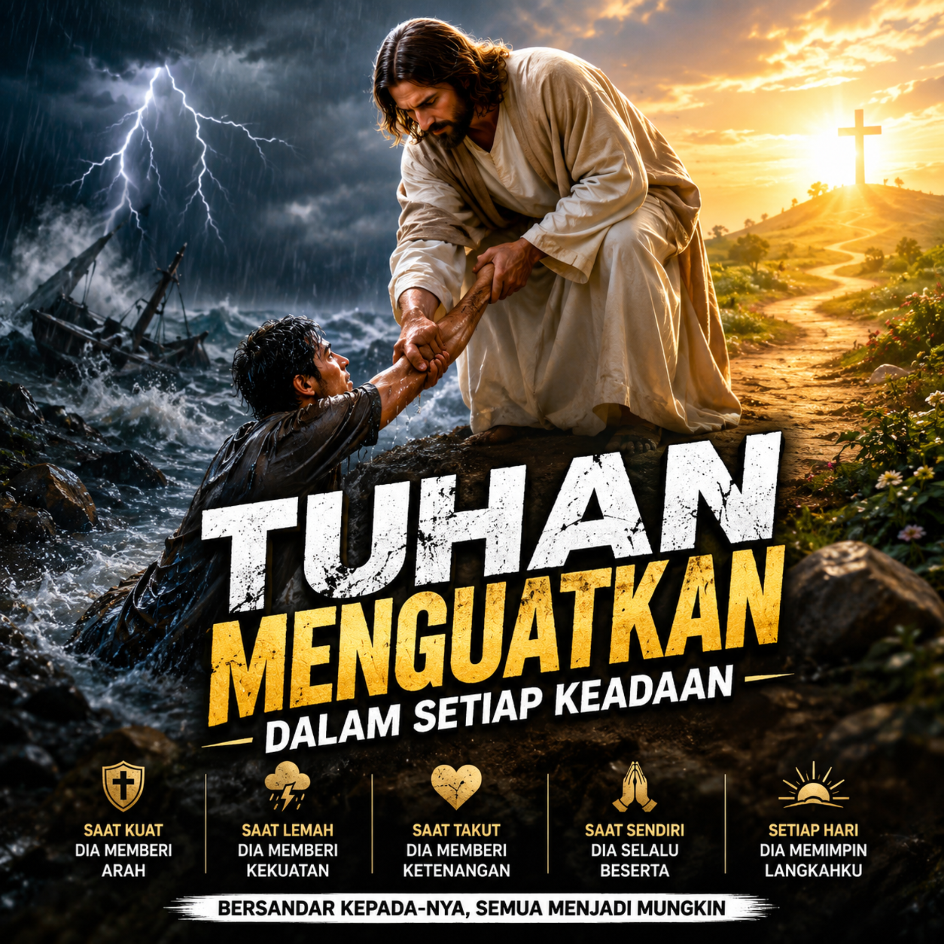 Tuhan Menguatkan Dalam Setiap Keadaan by PUJI WORSHIP cover art