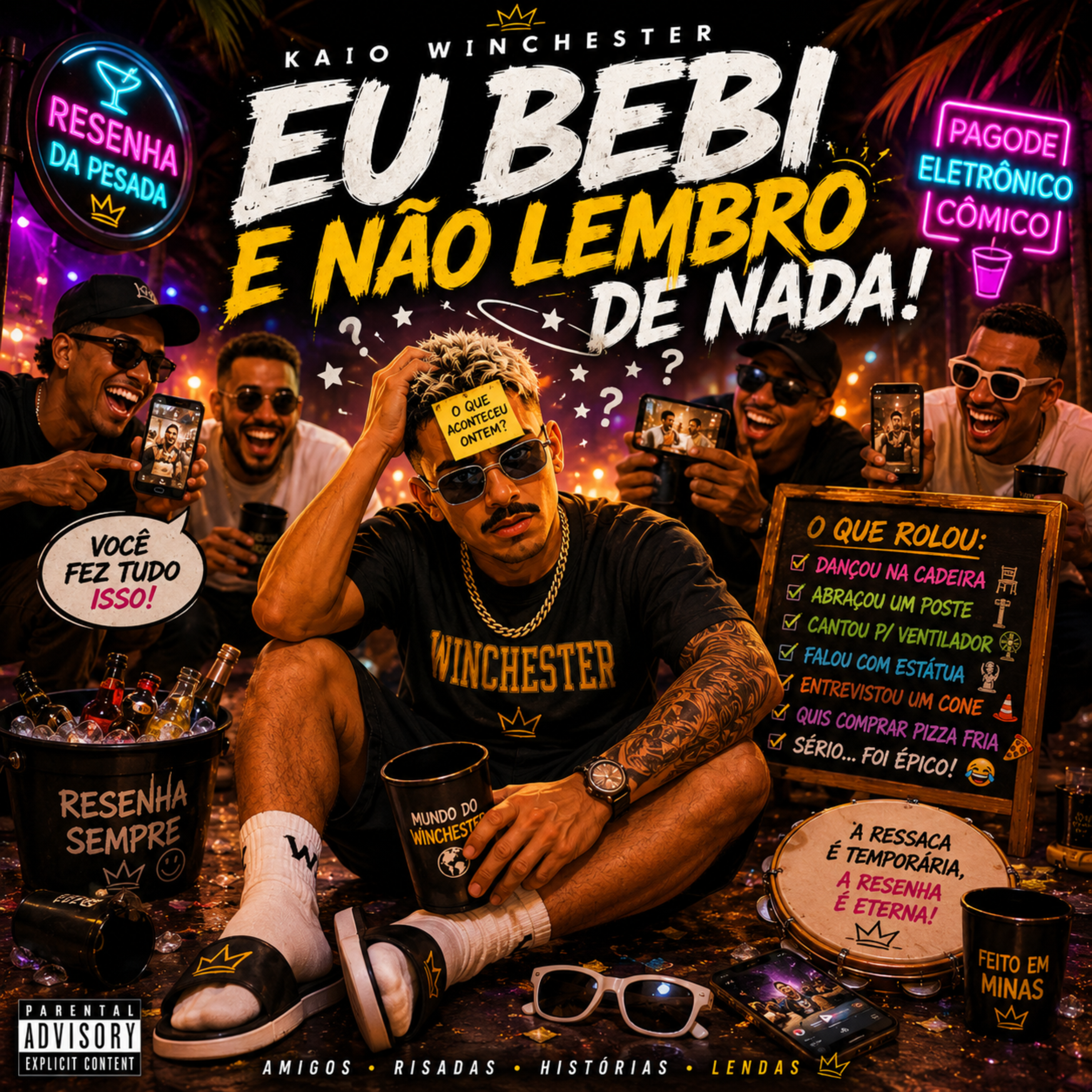 Eu bebi e não lembro de nada by Kaio Winchester cover art