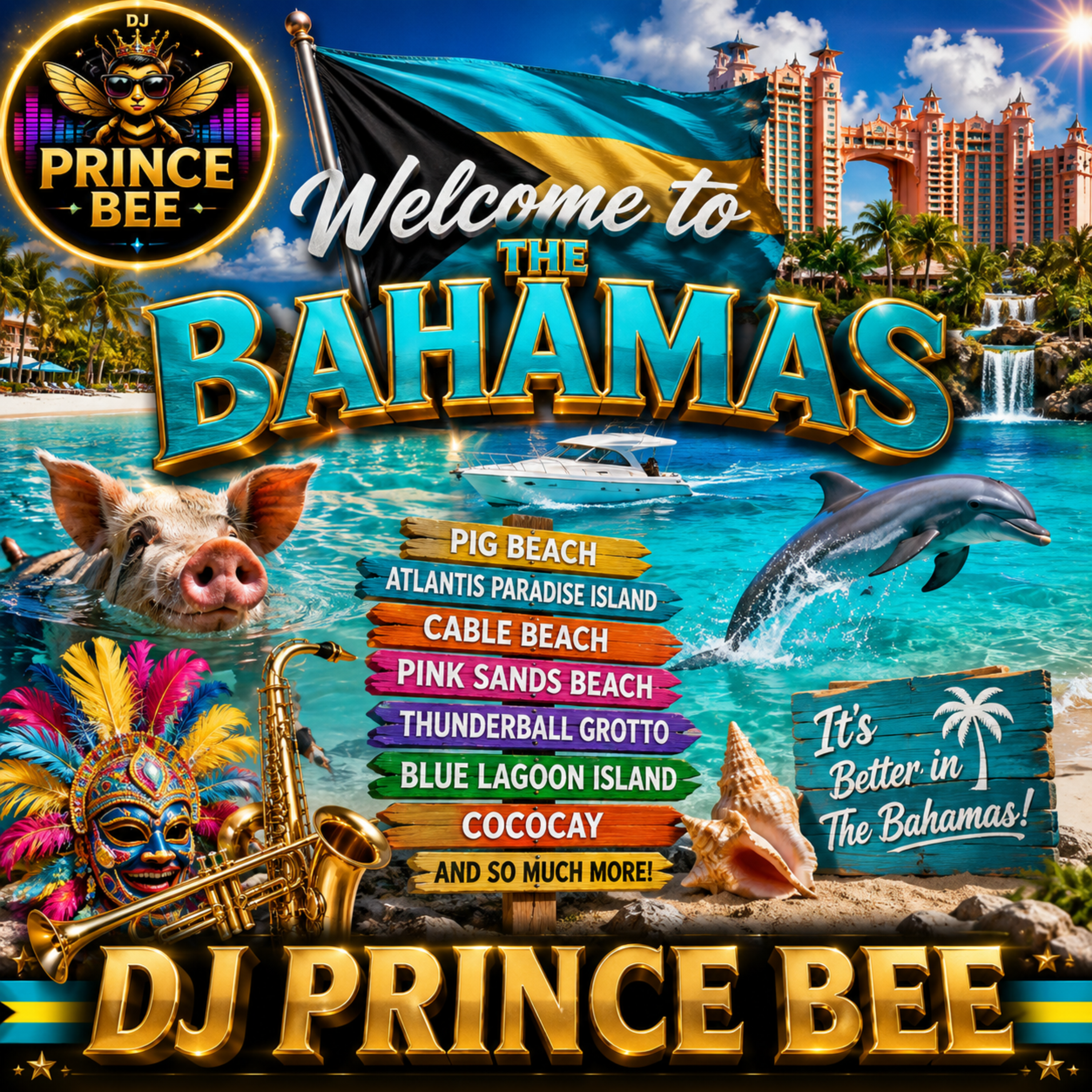 Welcome To The Bahamas by DJ PRINCE BEE cover art