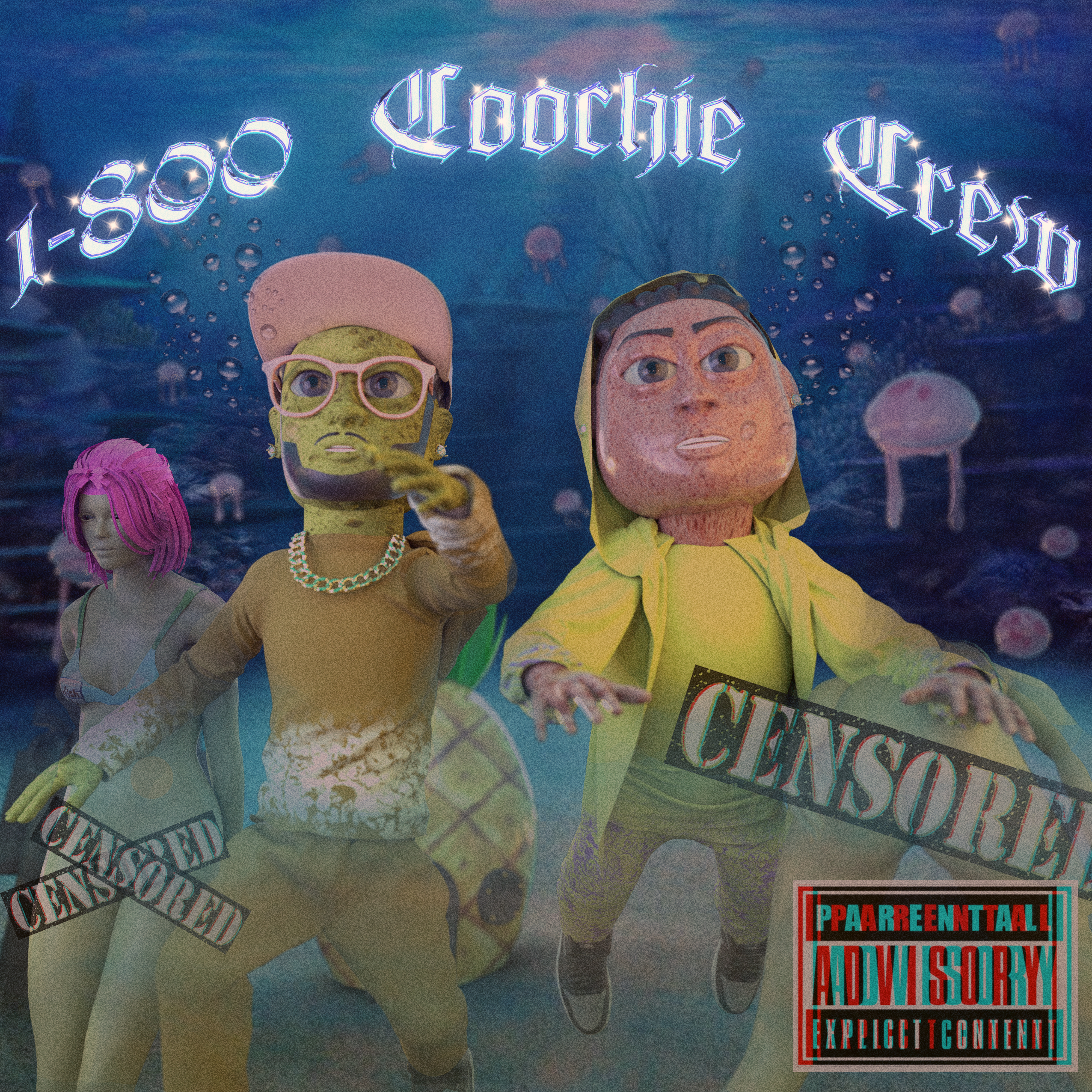 1-800 Coochie Crew artwork