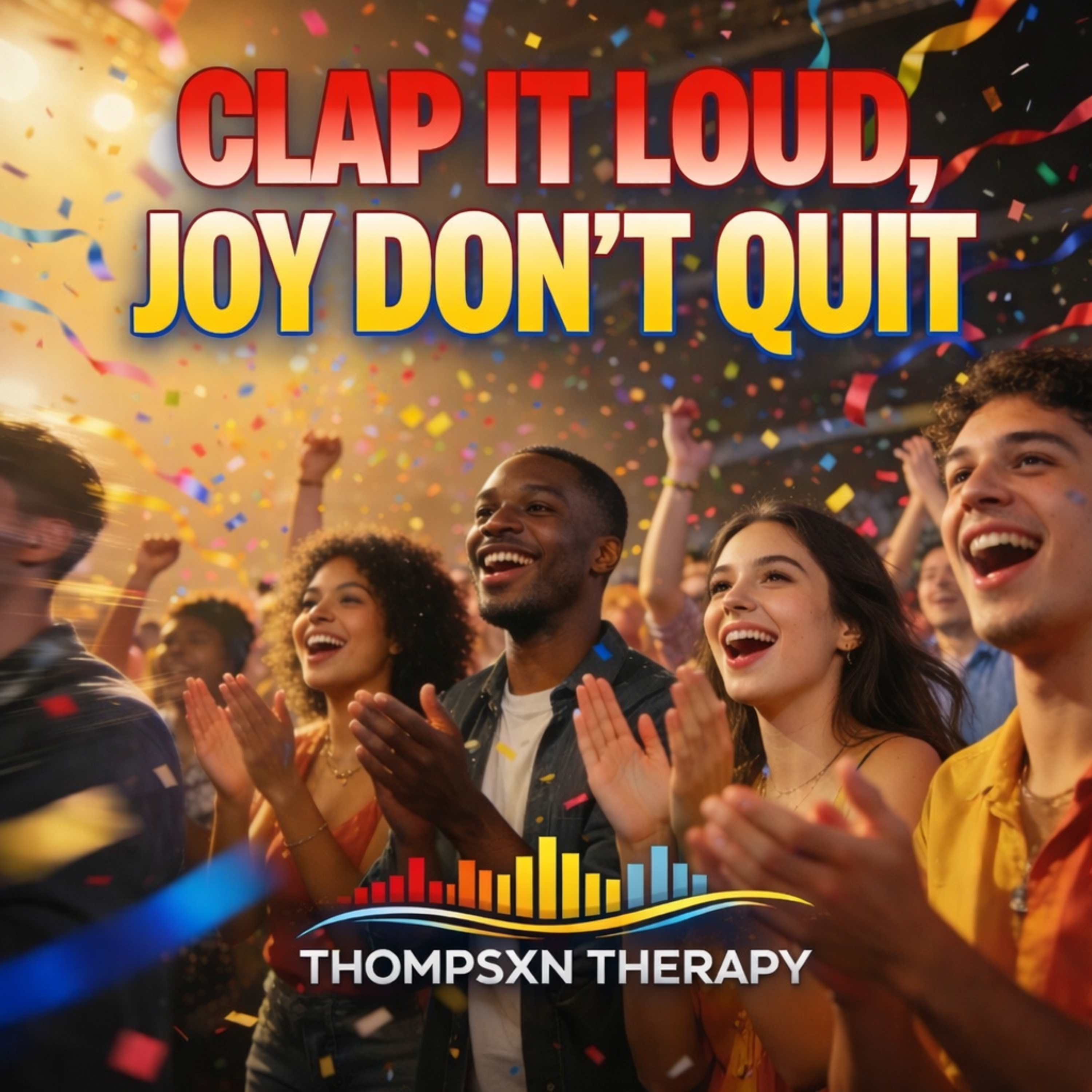 CLAP IT LOUD, JOY DON’T QUIT by Thompsxn Therapy cover art