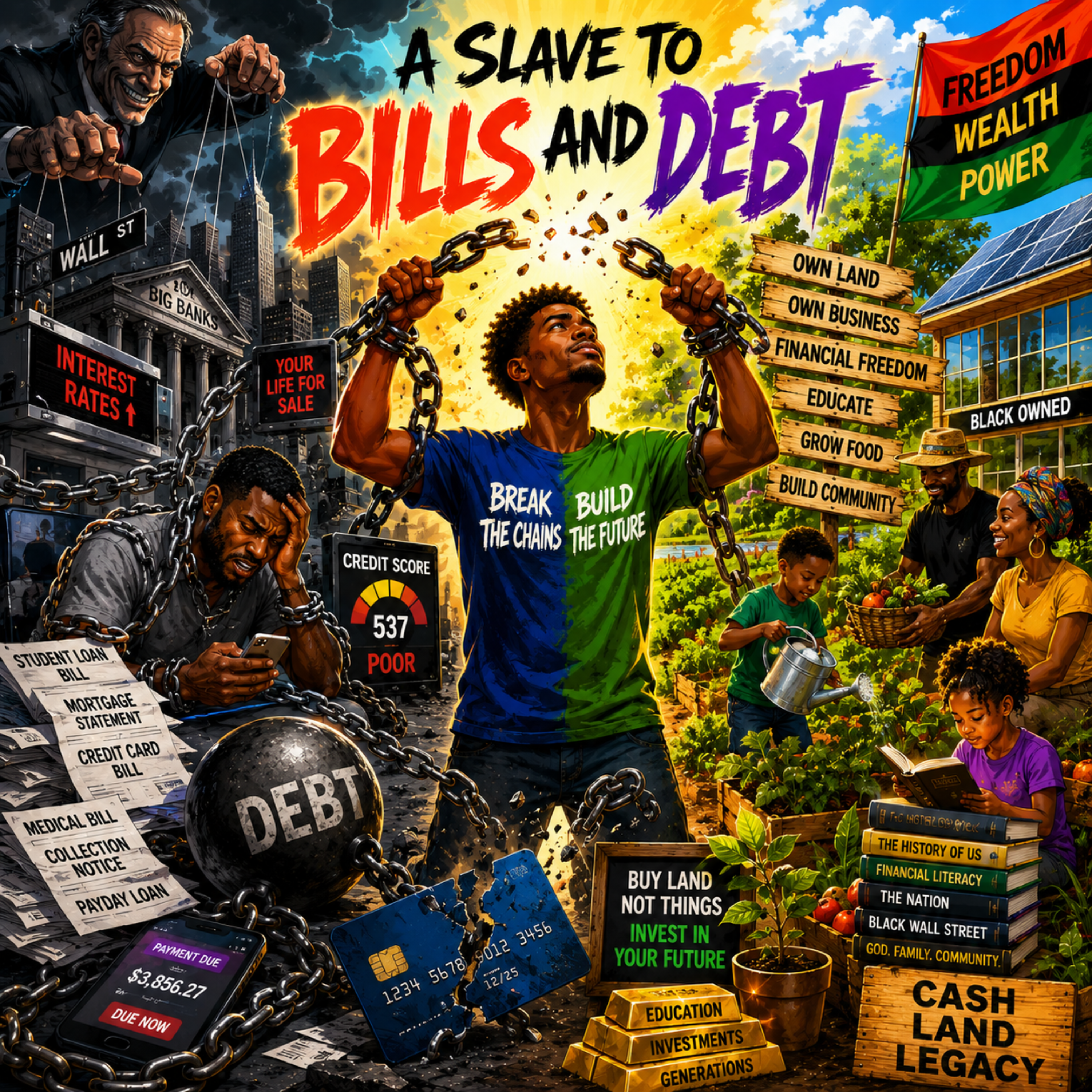 A Slave to Debt and Bills by Bro. Haroon Kelkara cover art
