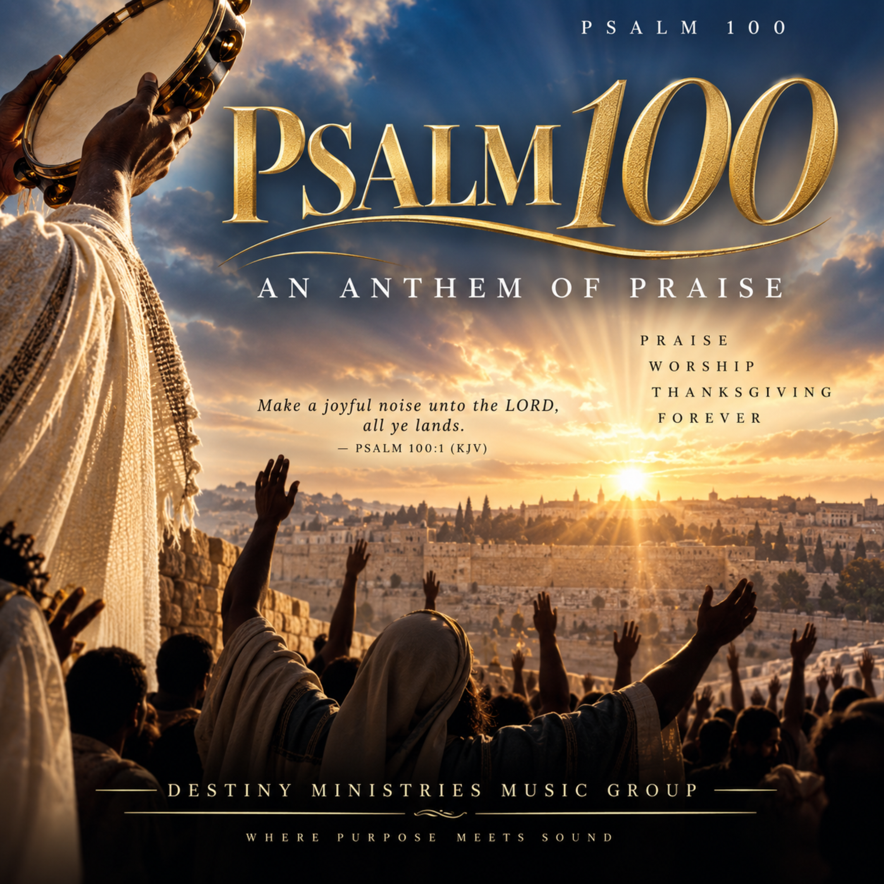 Psalm 100: An Anthem of Praise by Destiny Ministries Music Group cover art