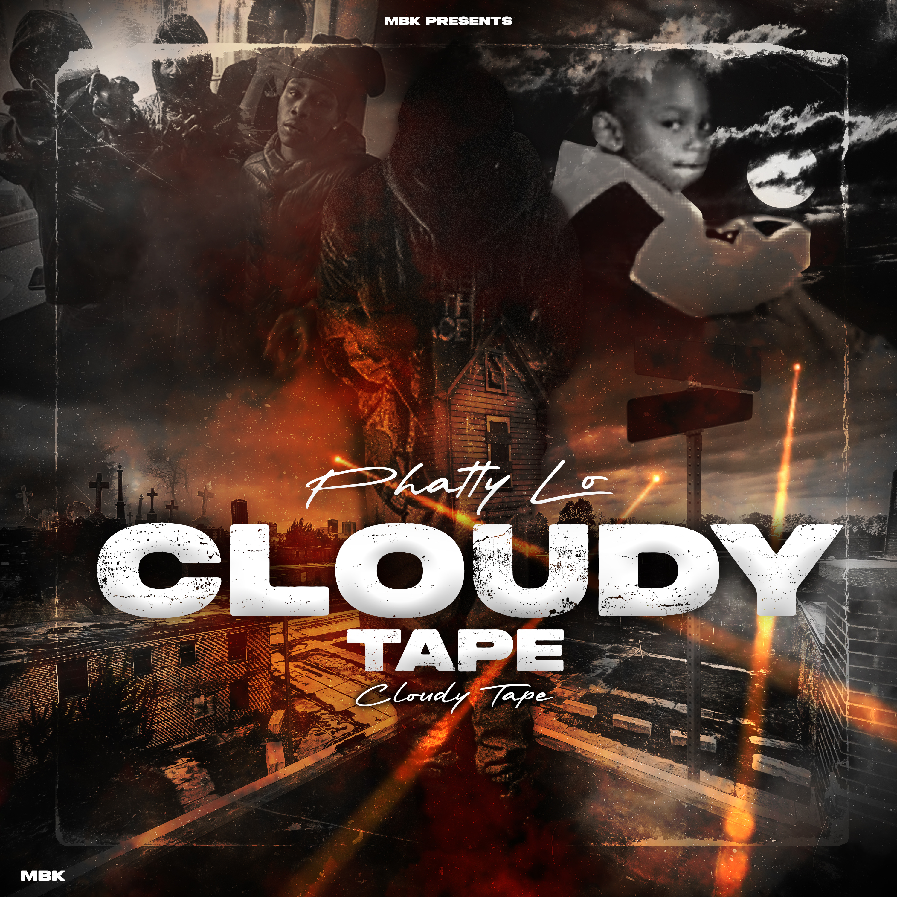 cloudy tape artwork