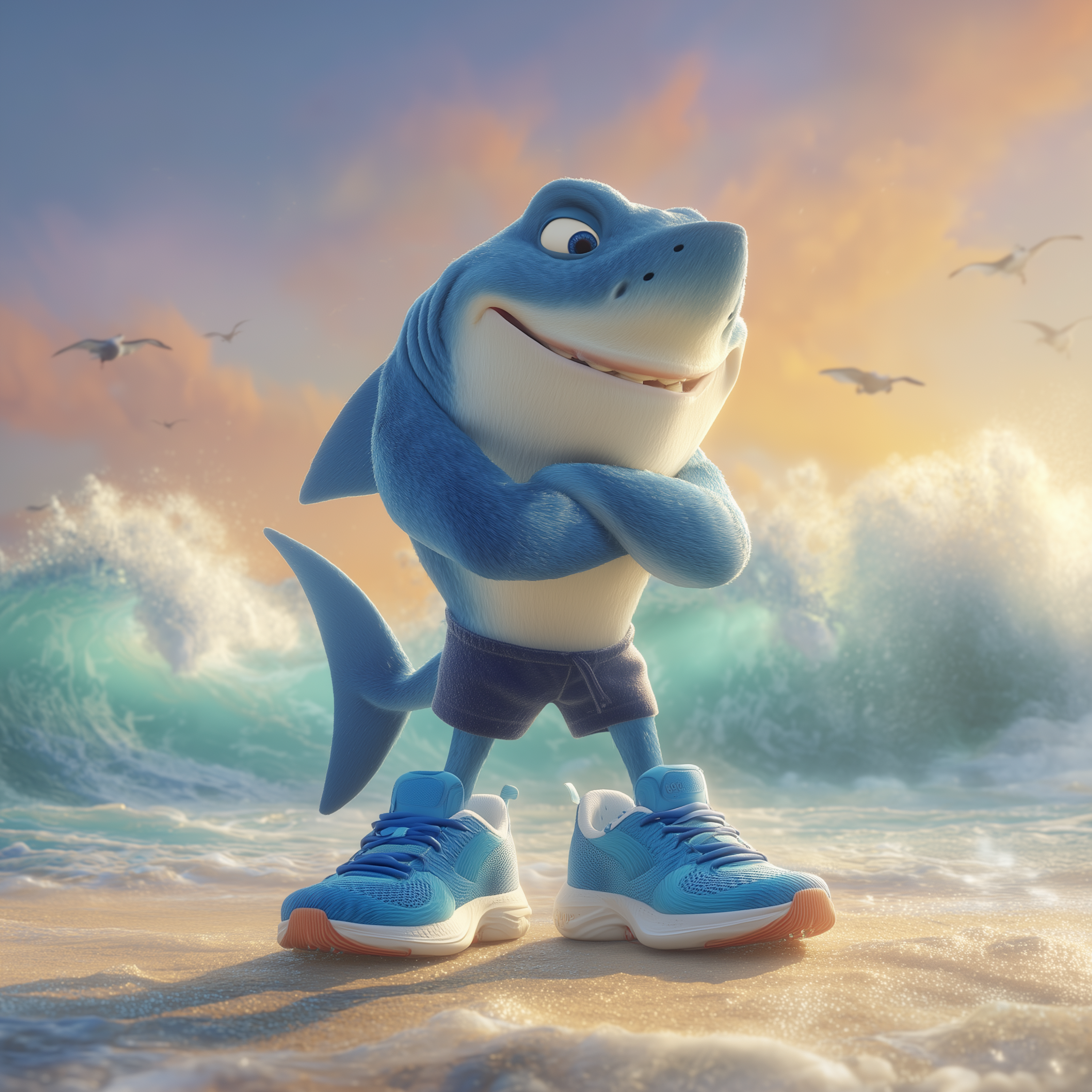 Tralalero's new shoes artwork