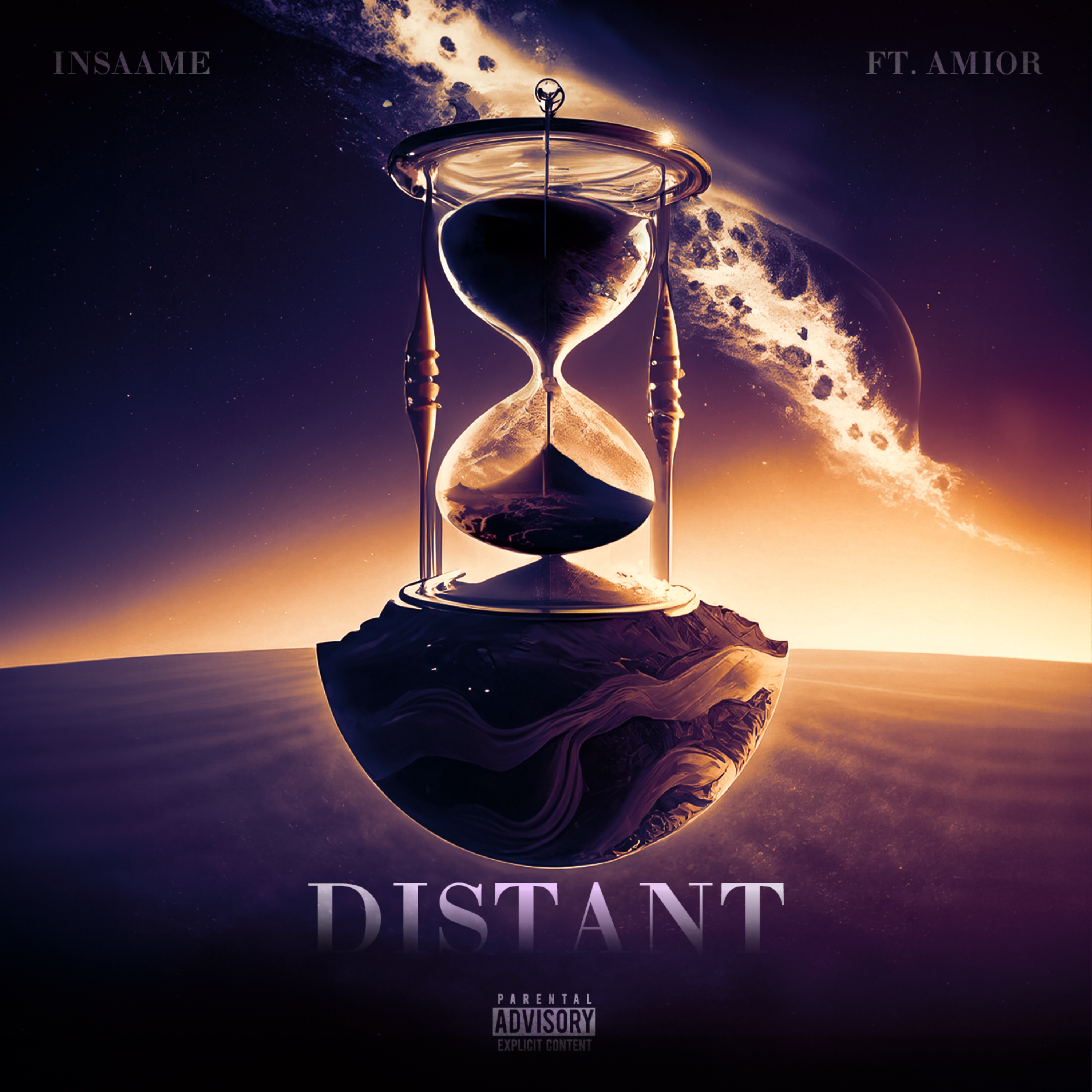 Distant artwork