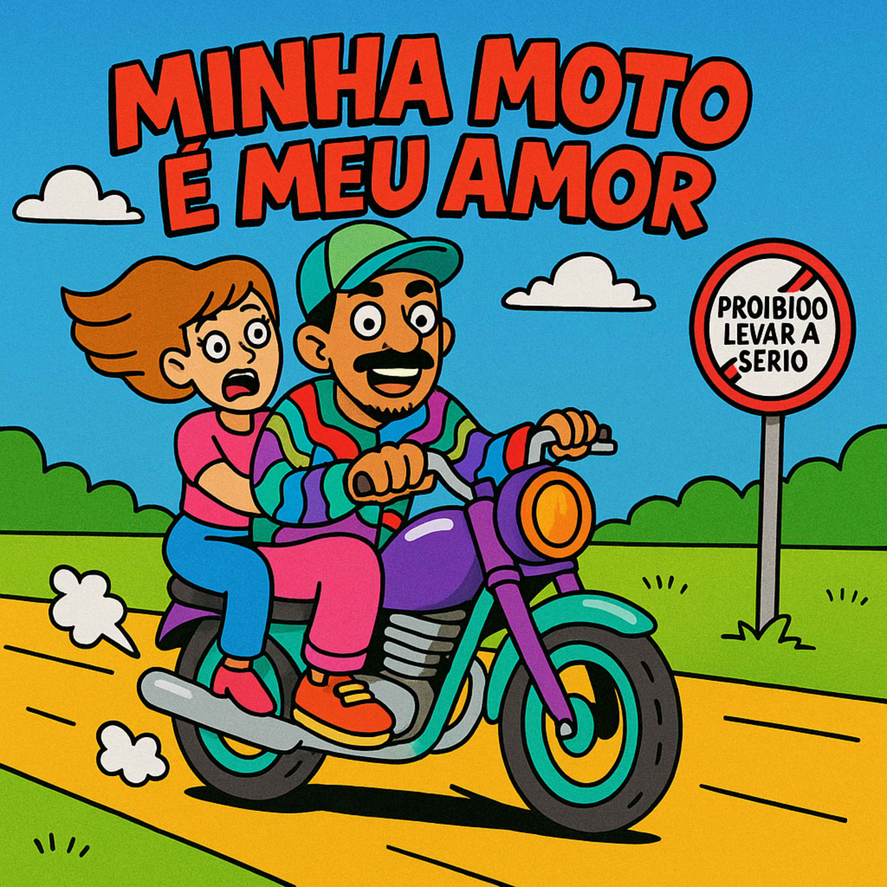 Minha moto é meu amor artwork