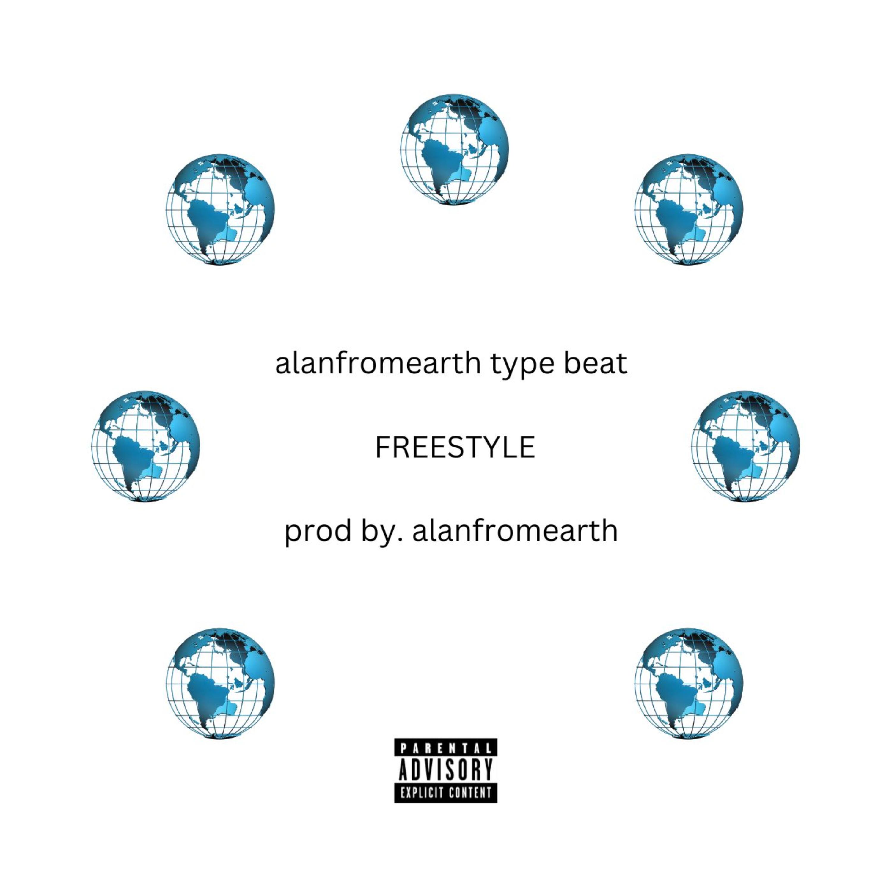 alanfromearth type beat freestyle artwork