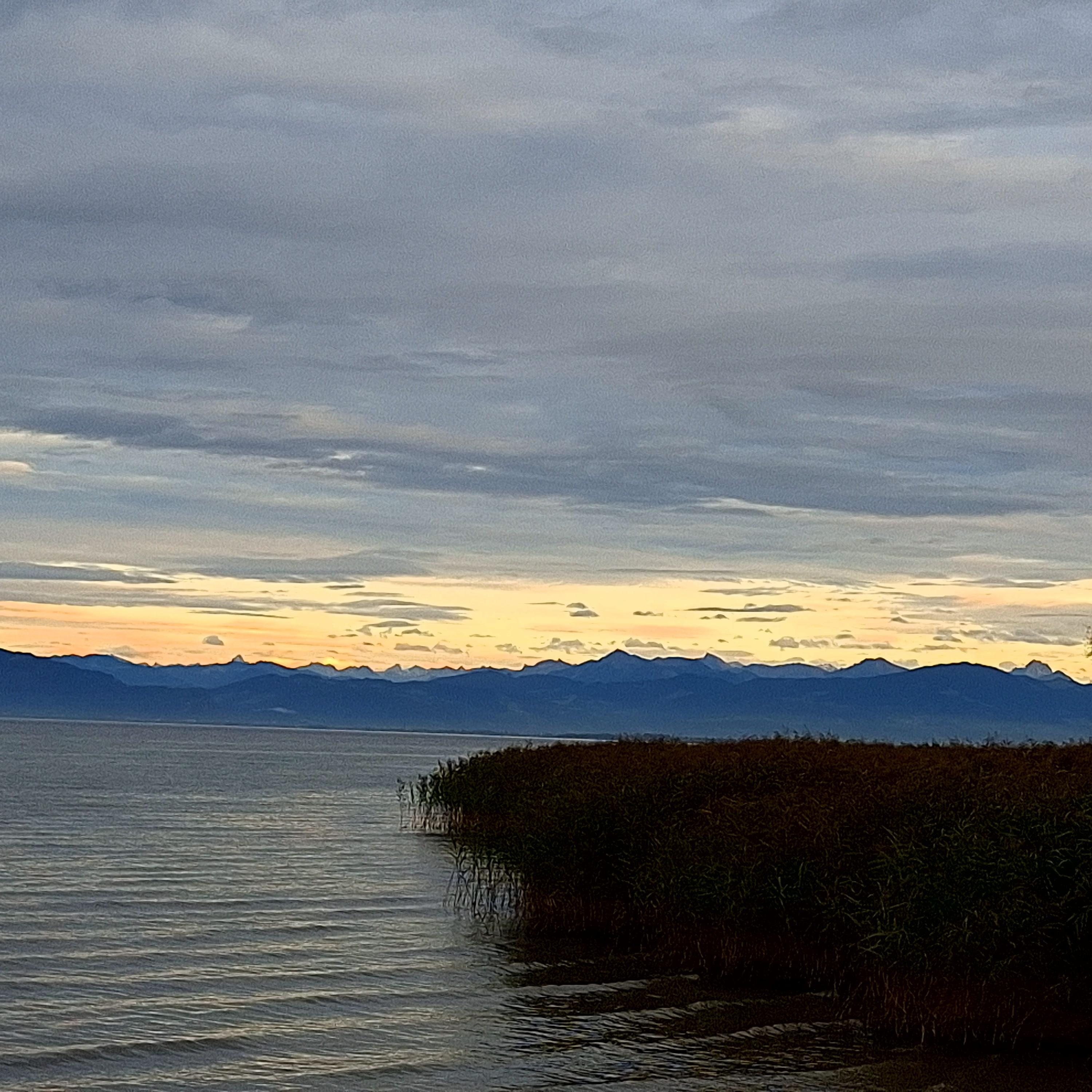 Sunset Lakeside artwork