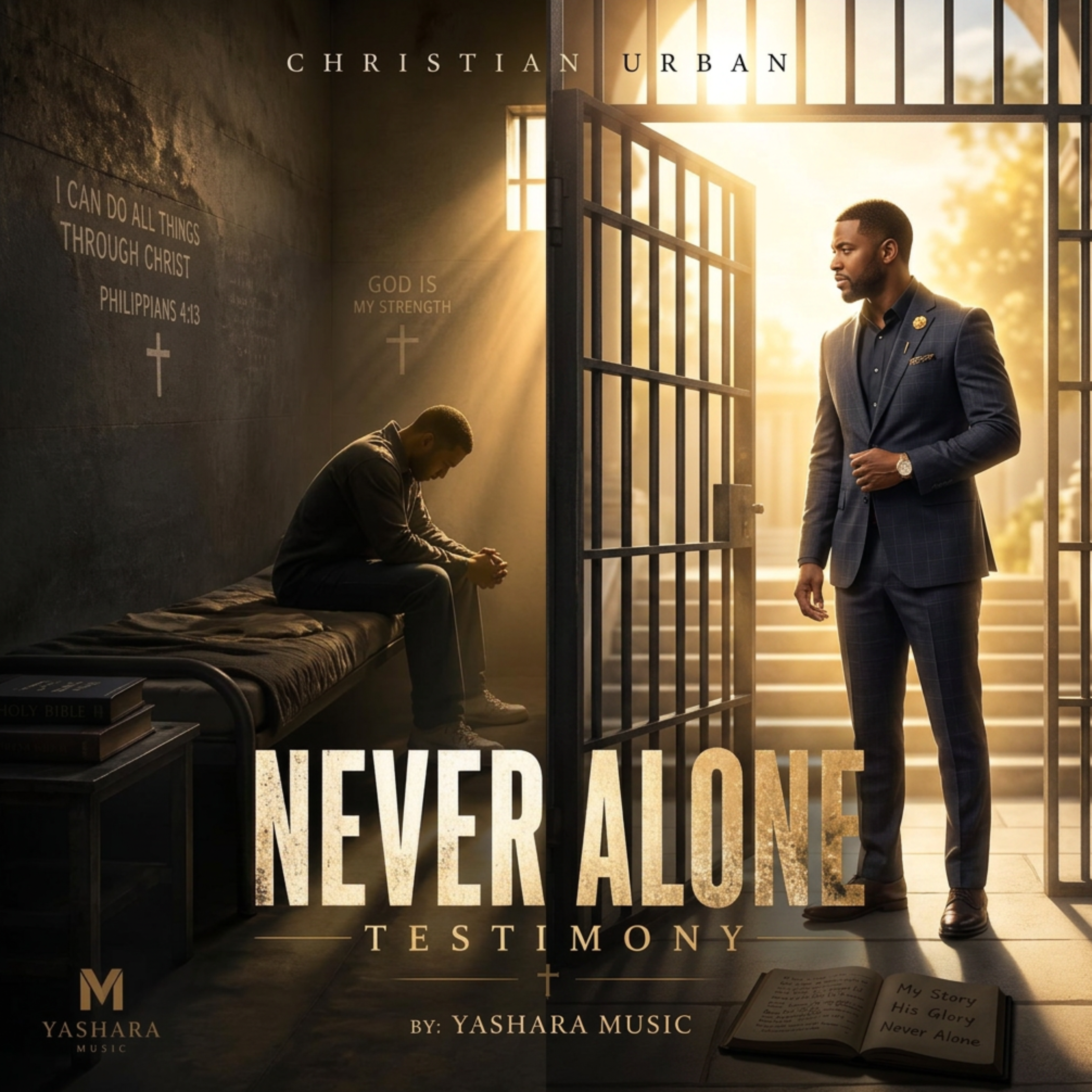NEVER ALONE by Yashara Music cover art