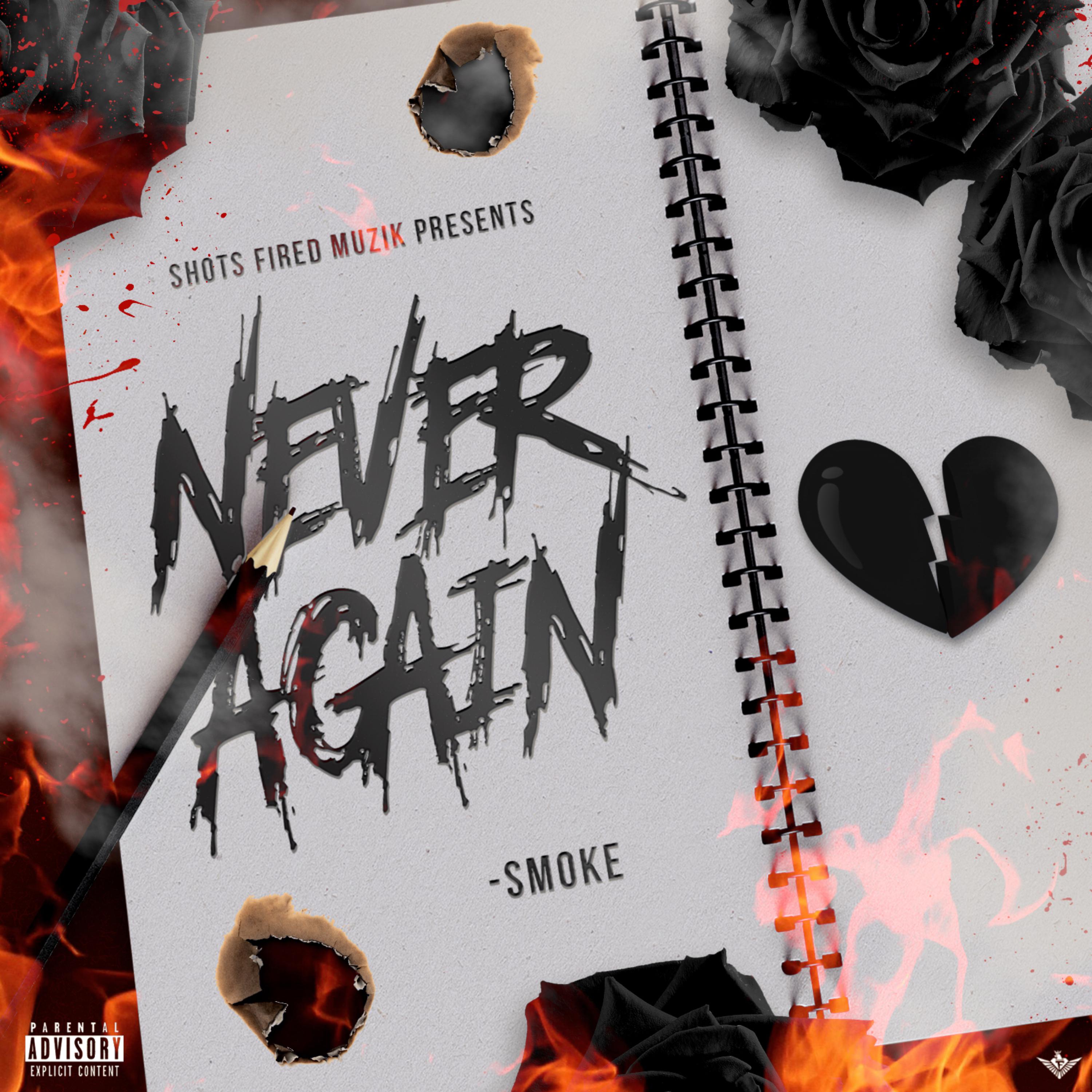 Never Again artwork