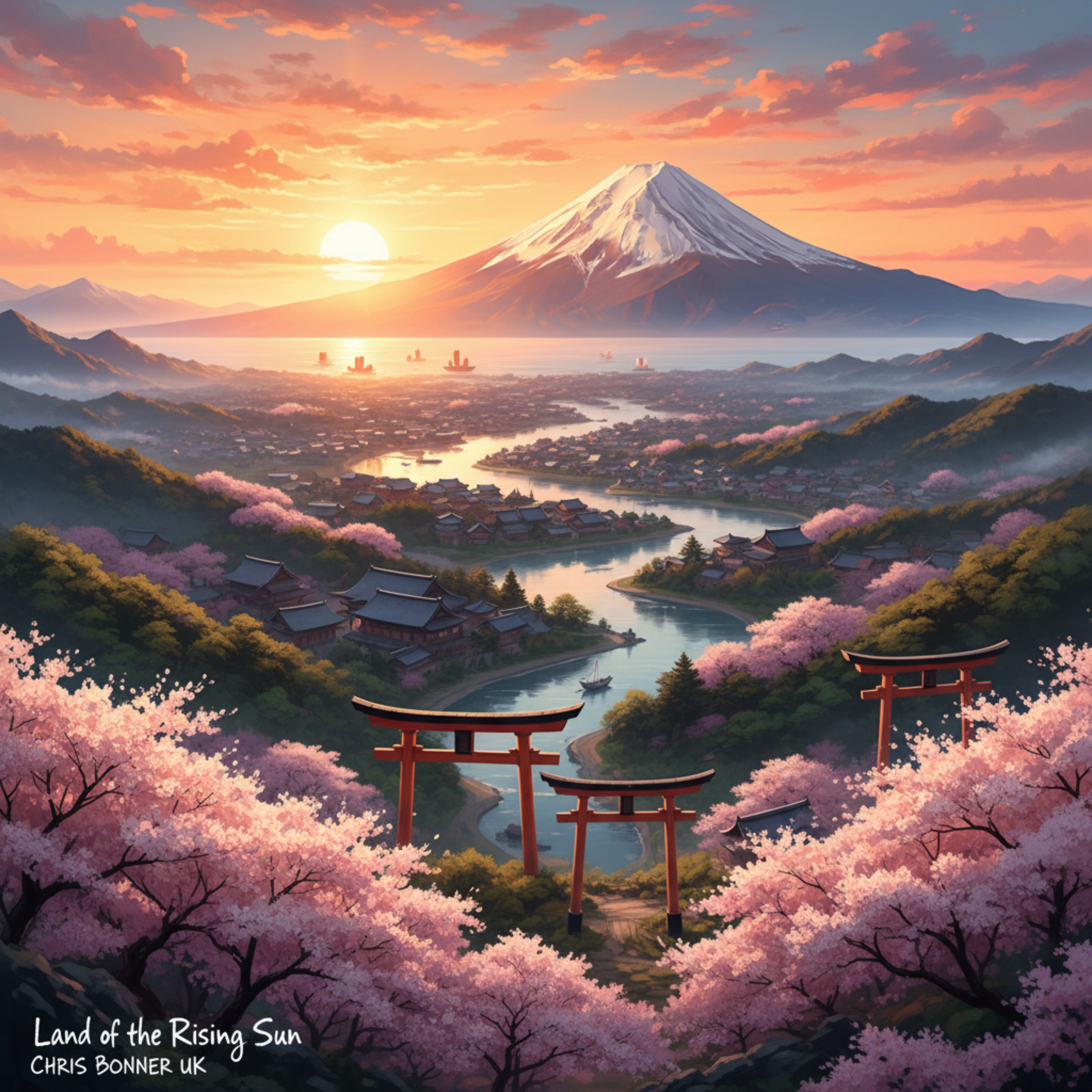 Land of the Rising Sun by Chris Bonner UK cover art