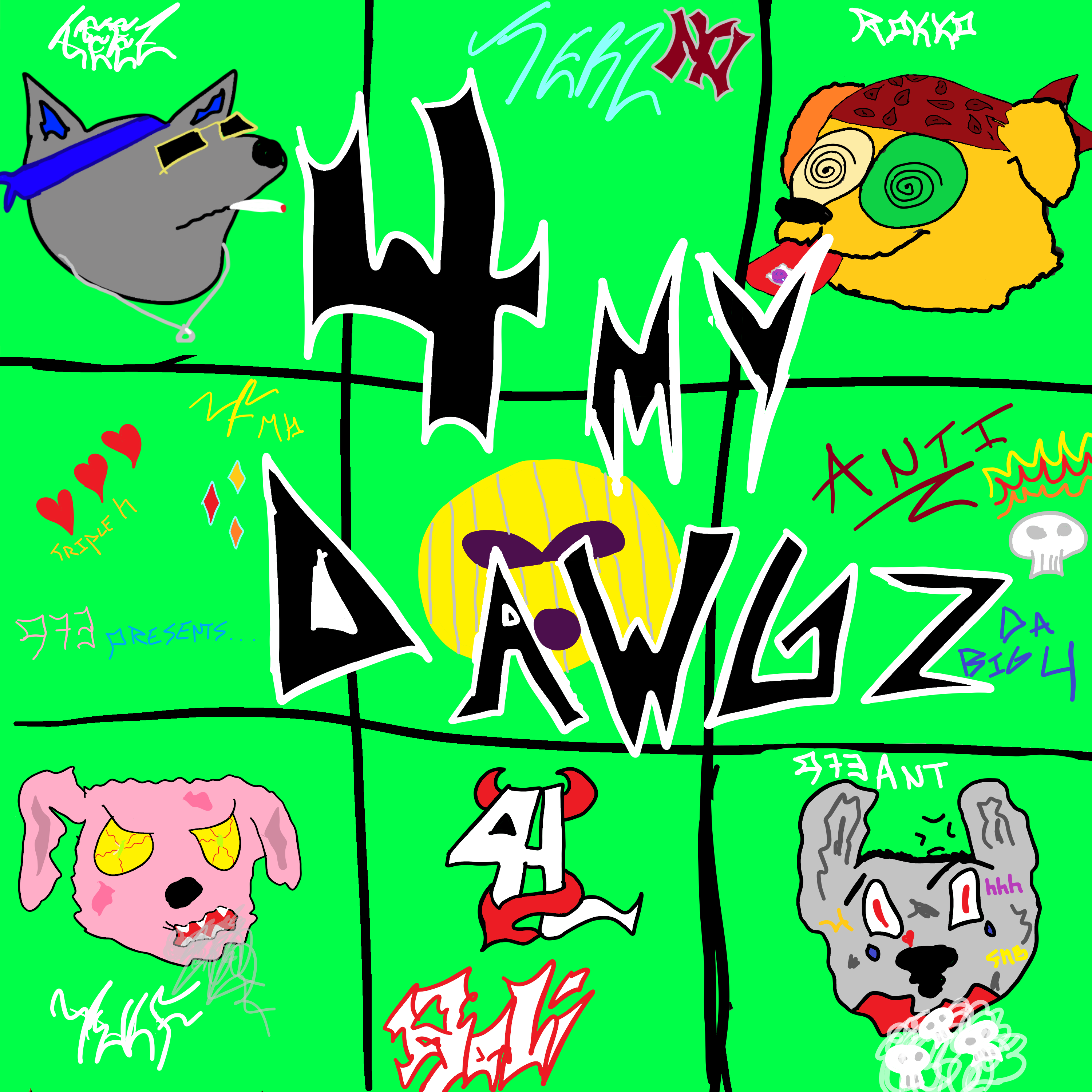 4 MY DAWGZ artwork