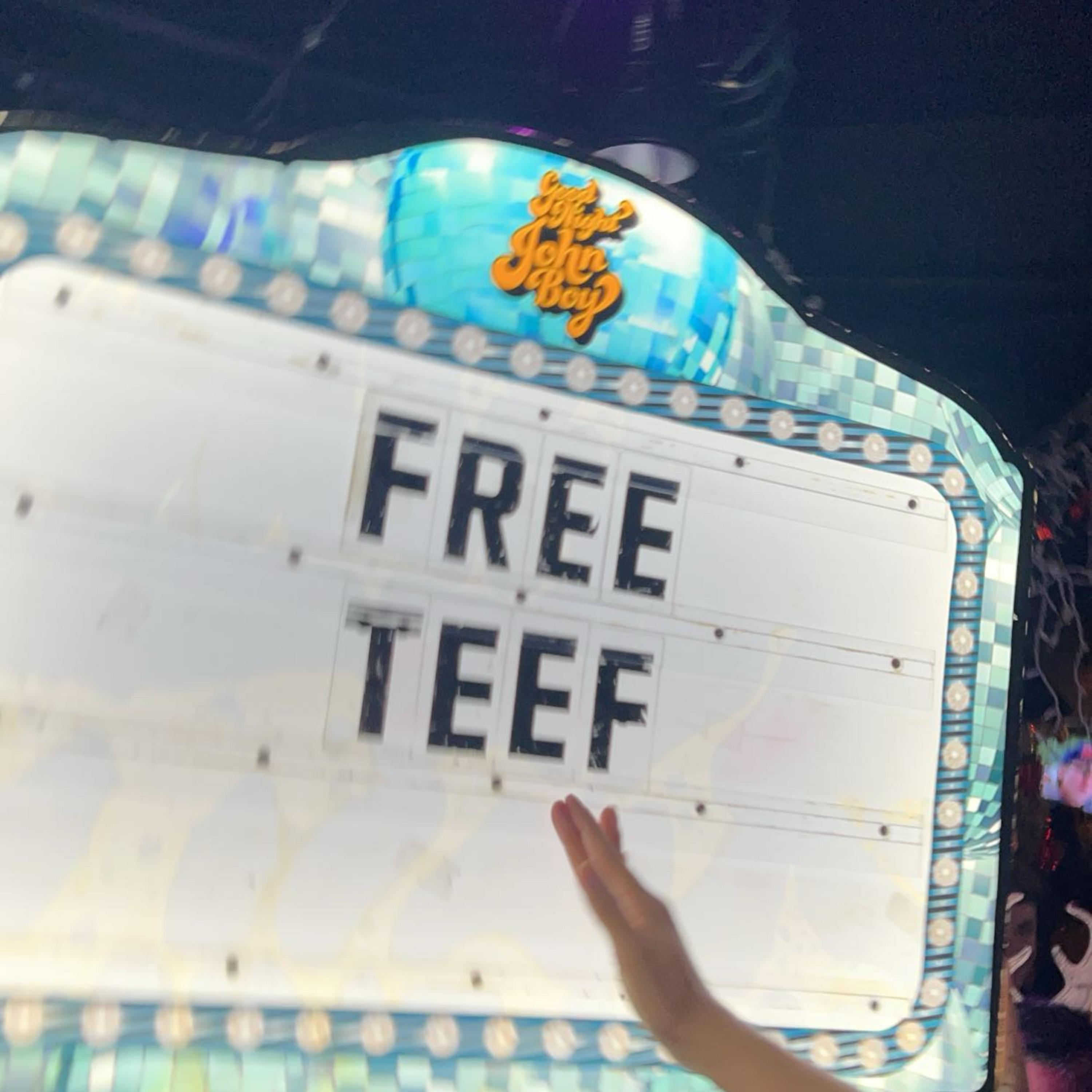 FREE TEEF artwork