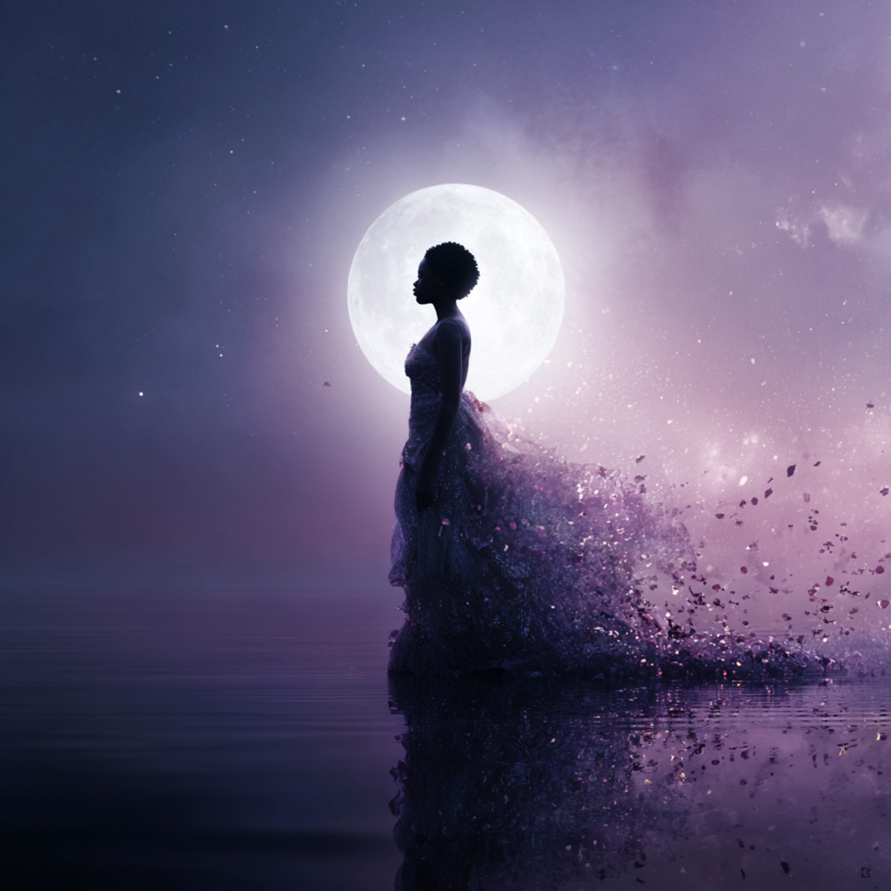Elle est Lune (French Version) artwork