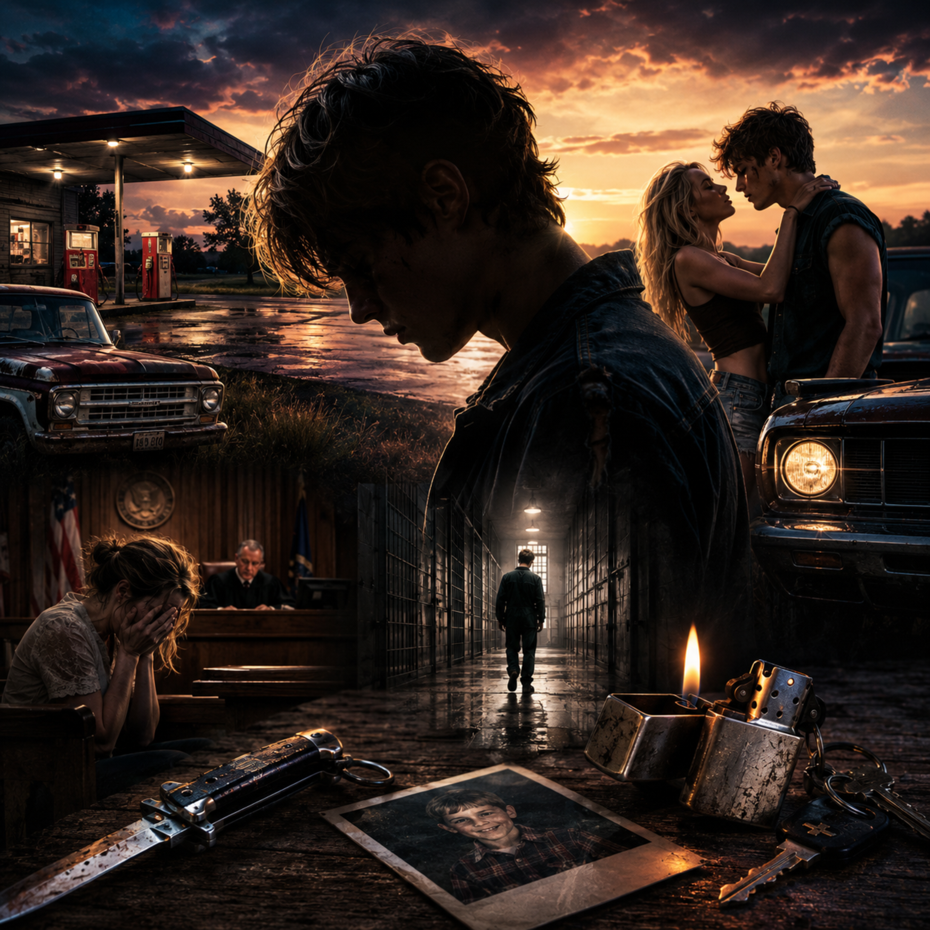 SWITCHBLADE SUMMER by Tim Anderson Lyrics cover art