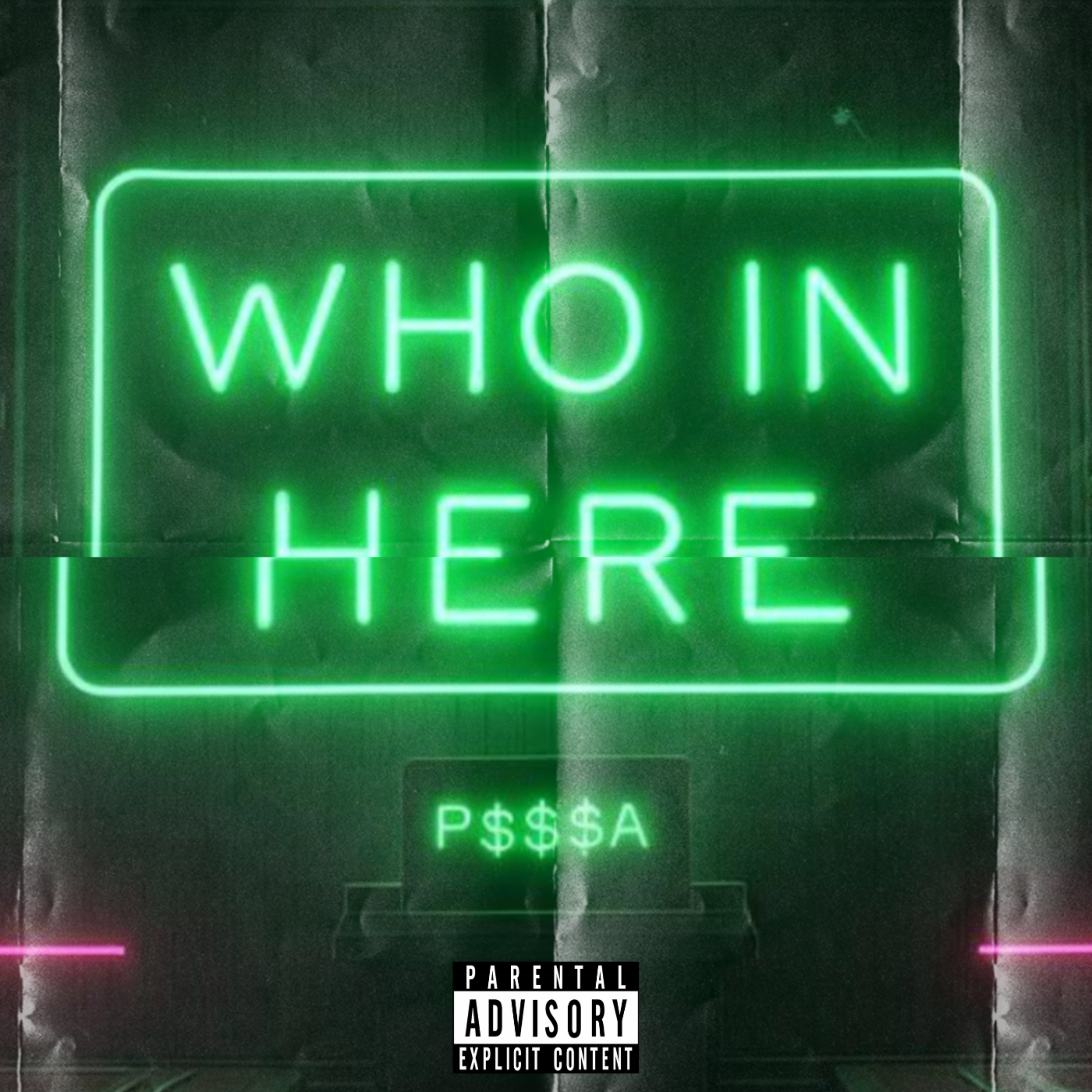 WHO IN HERE artwork